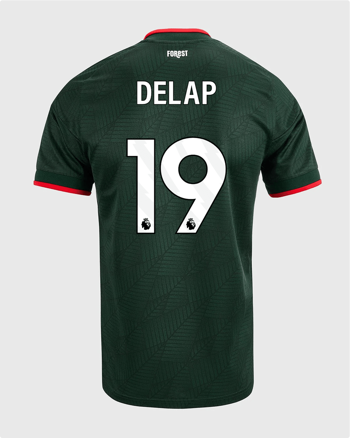 NFFC 26/27 Away Shirt with Delap 19 Premier League Printing - Nottingham Forest FC