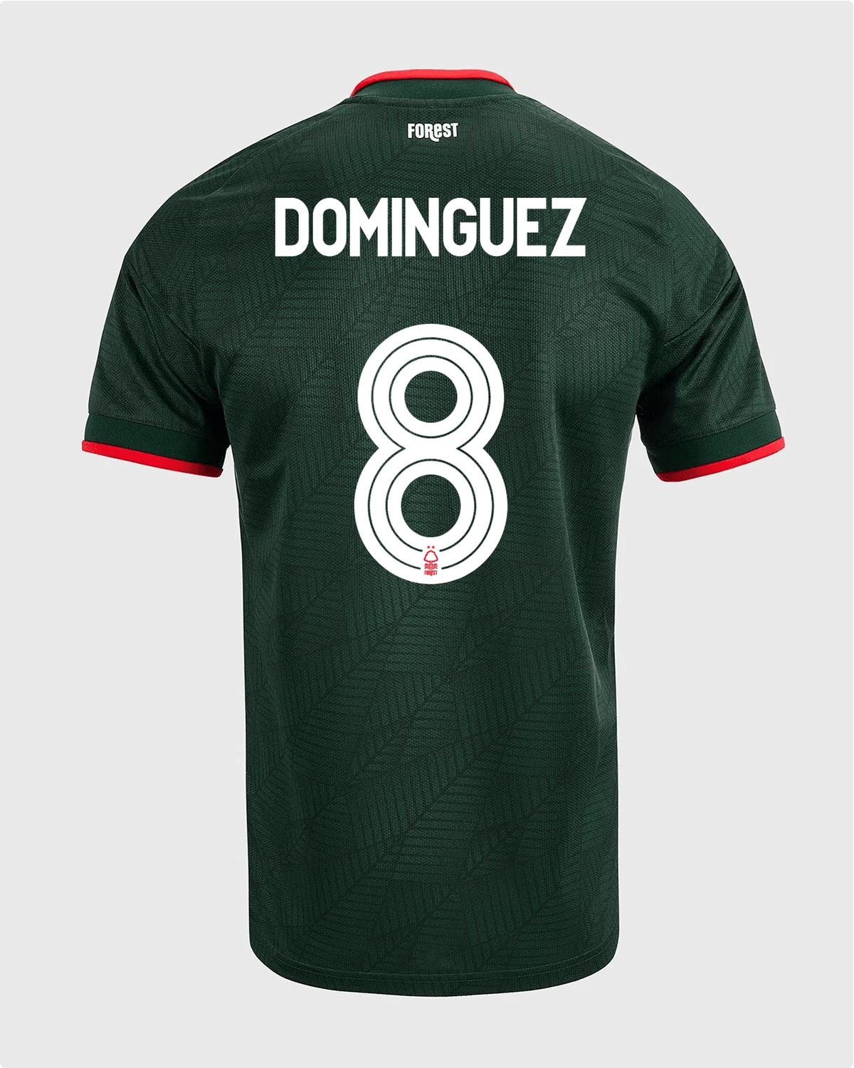 NFFC 26/27 Away Shirt with Dominguez 8 NFFC Printing - Nottingham Forest FC