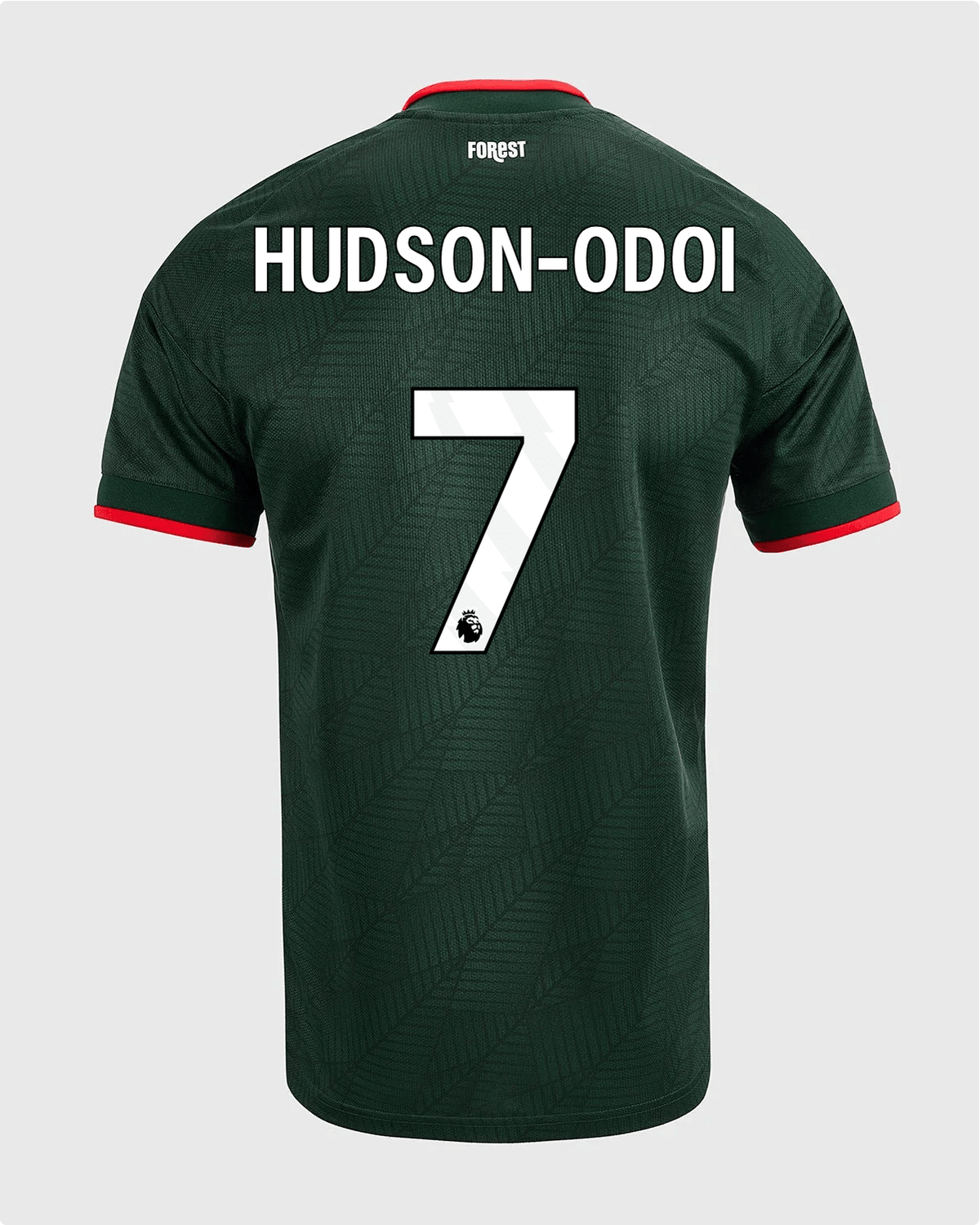 NFFC 26/27 Away Shirt with Hudson-Odoi 7 Premier League Printing - Nottingham Forest FC