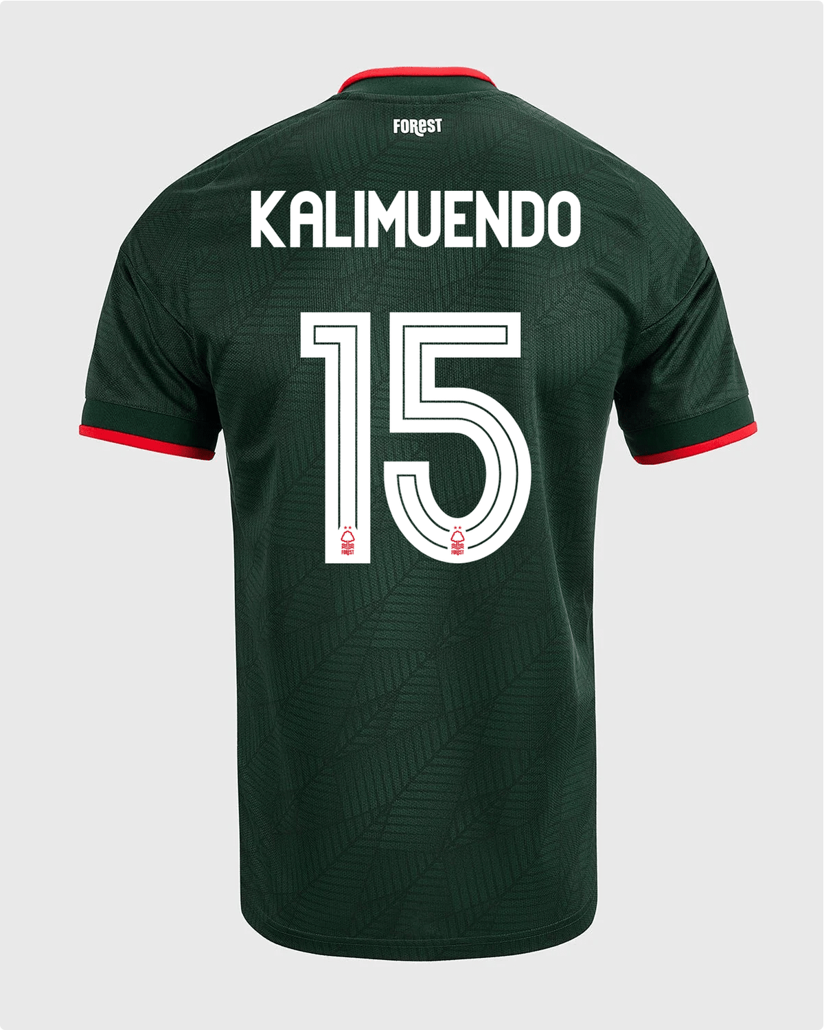 NFFC 26/27 Away Shirt with Kalimuendo 15 NFFC Printing - Nottingham Forest FC