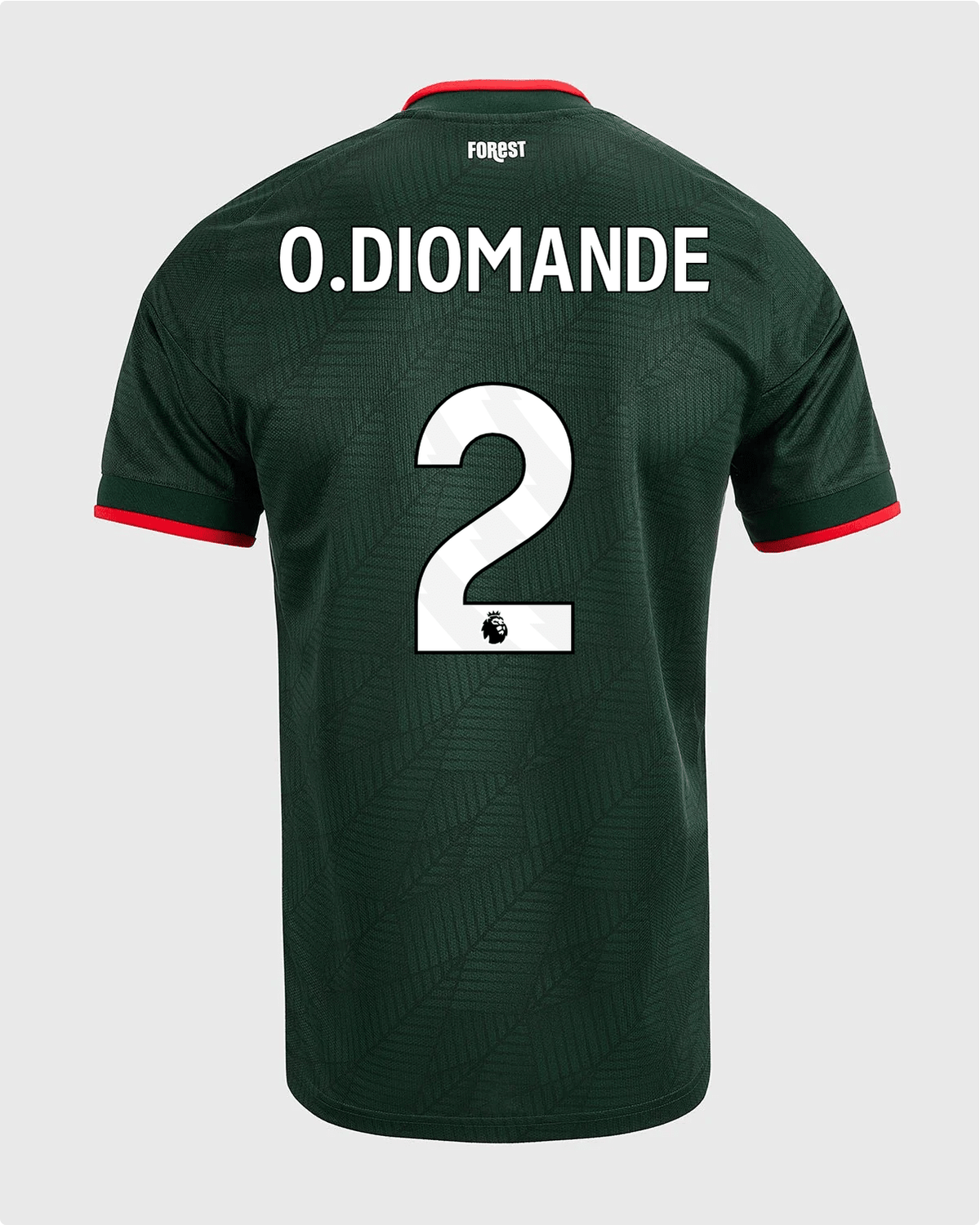 NFFC 26/27 Away Shirt with O.Diomande 2 Premier League Printing - Nottingham Forest FC