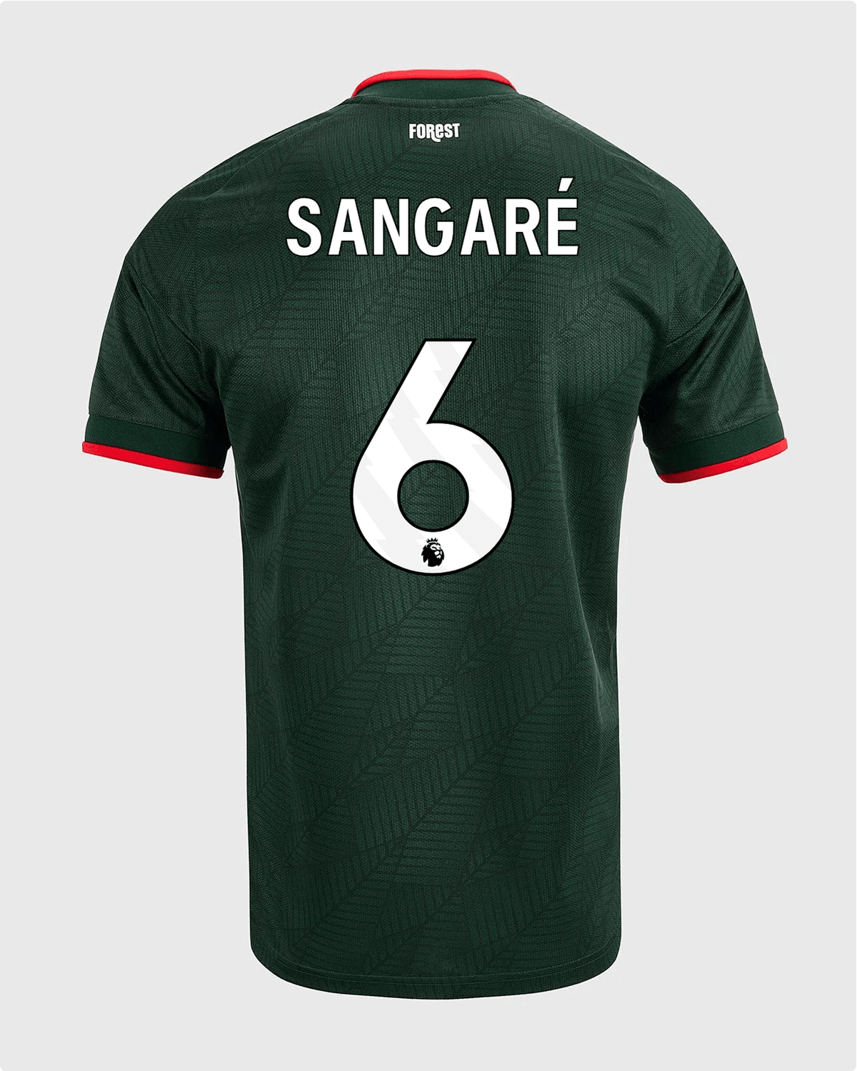 NFFC 26/27 Away Shirt with Sangaré 6 Premier League Printing - Nottingham Forest FC
