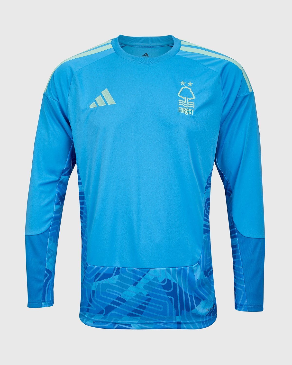 NFFC 26/27 Blue Long Sleeve Goalkeeper Shirt with Benda 33 Premier League Printing - Nottingham Forest FC