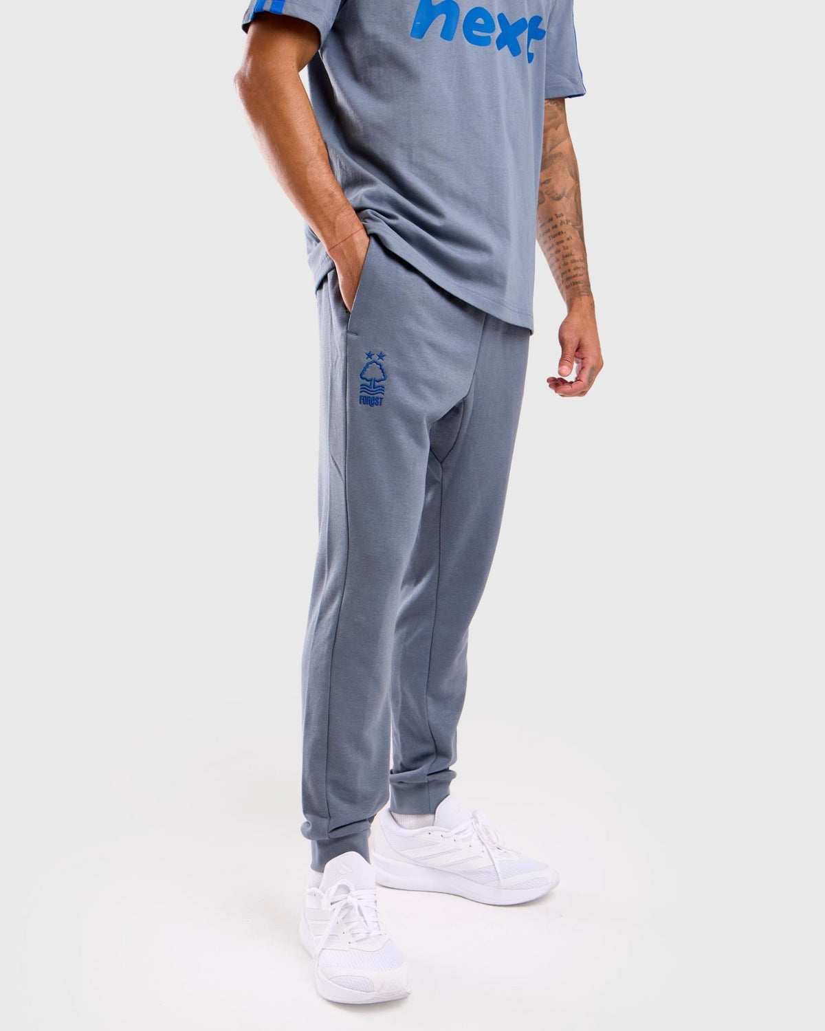 NFFC 26/27 Grey Coaches Leisure Pants - Nottingham Forest FC