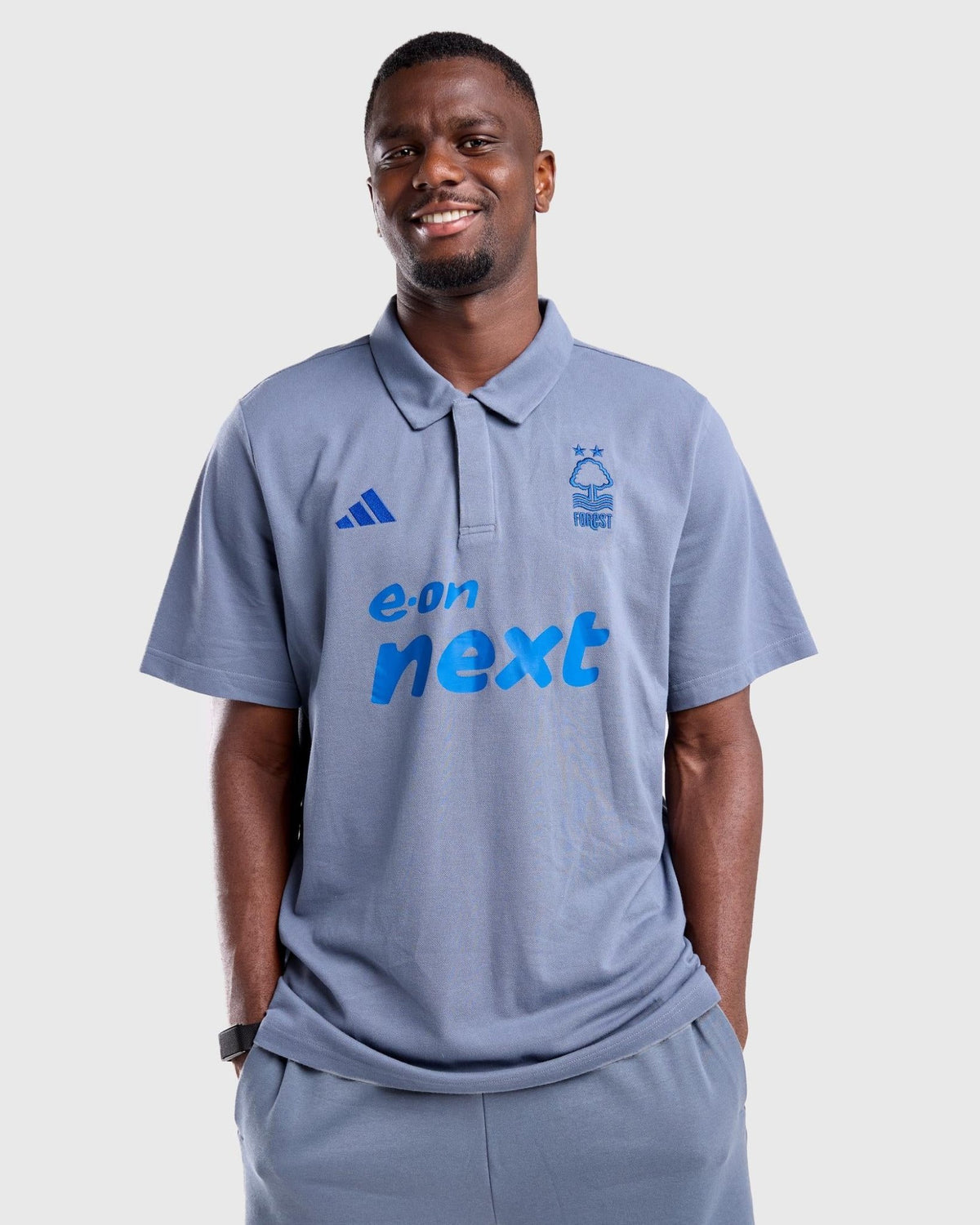 NFFC 26/27 Grey Coaches Leisure Polo - Nottingham Forest FC
