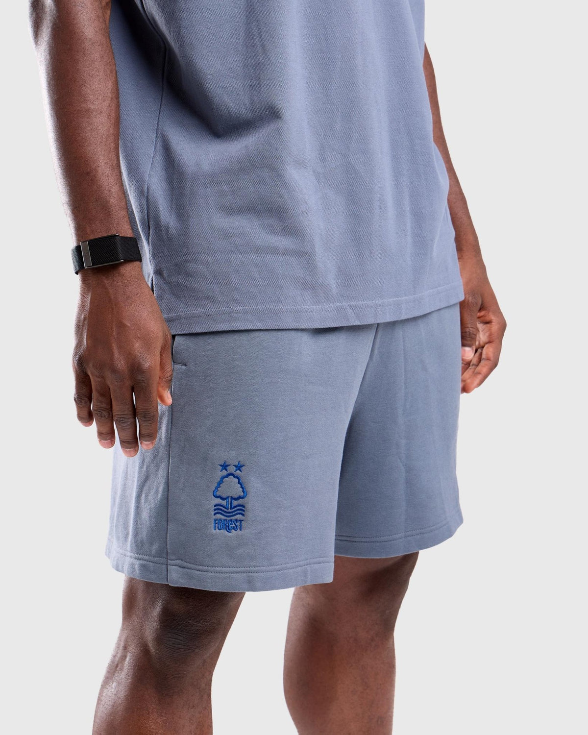 NFFC 26/27 Grey Coaches Leisure Shorts - Nottingham Forest FC
