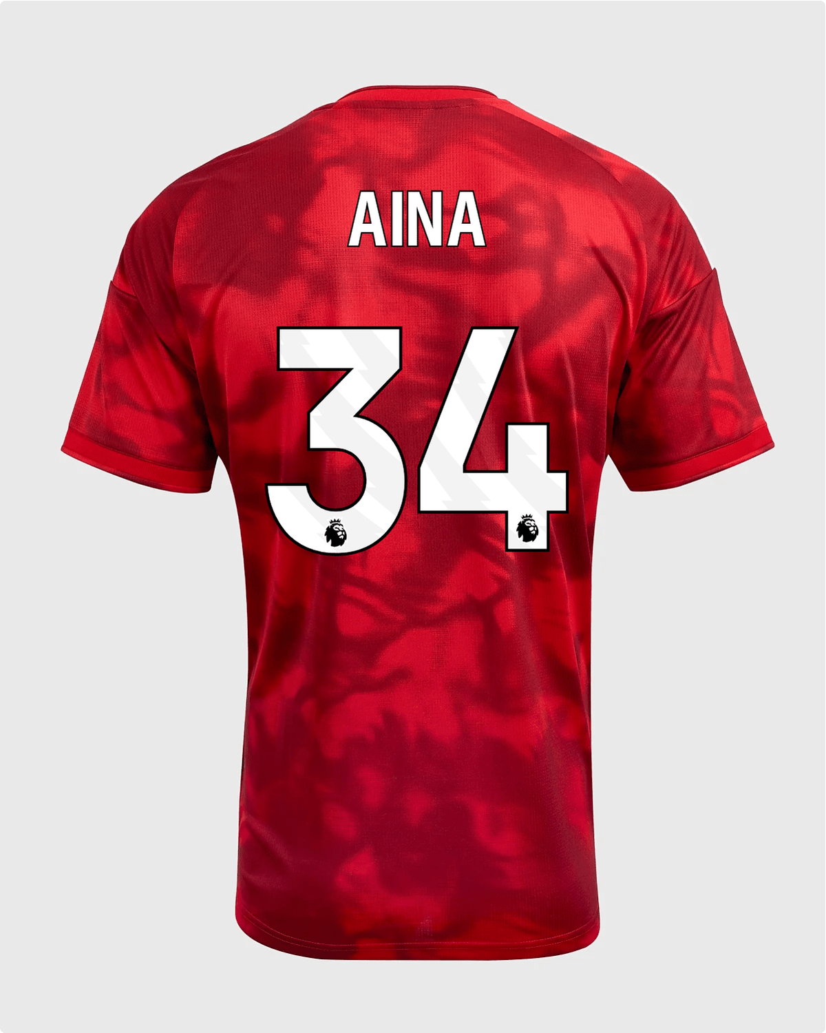 NFFC 26/27 Home Shirt with Aina 34 Premier League Printing - Nottingham Forest FC