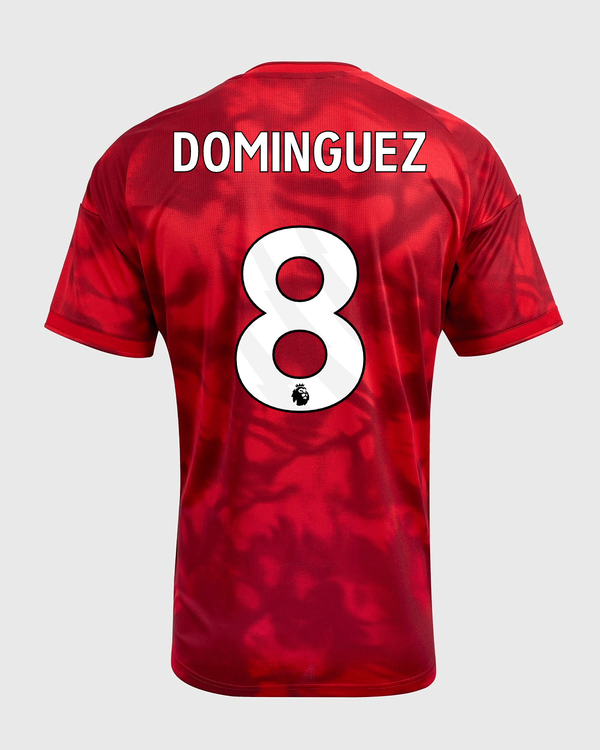 NFFC 26/27 Home Shirt with Dominguez 8 Premier League Printing - Nottingham Forest FC