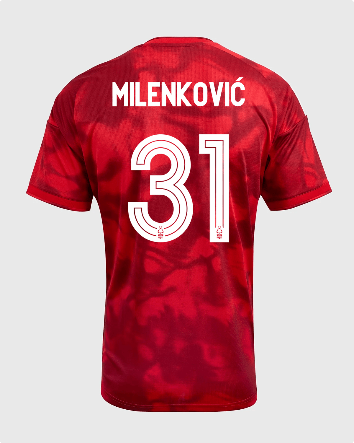 NFFC 26/27 Home Shirt with Milenković 31 NFFC Printing - Nottingham Forest FC