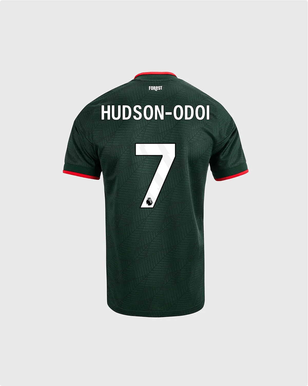 NFFC 26/27 Junior Away Shirt with Hudson-Odoi 7 Premier League Printing - Nottingham Forest FC