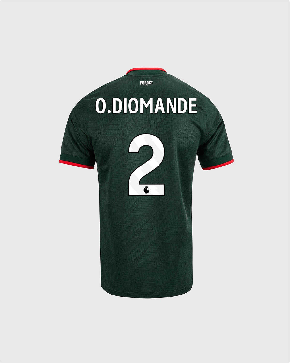 NFFC 26/27 Junior Away Shirt with O.Diomande 2 Premier League Printing - Nottingham Forest FC