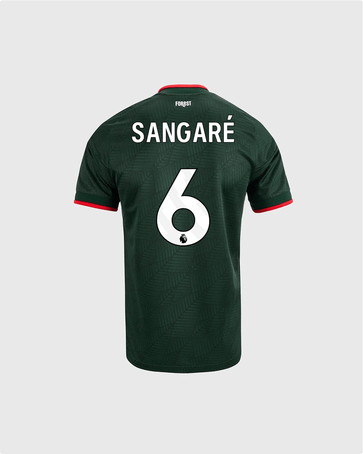 NFFC 26/27 Junior Away Shirt with Sangaré 6 Premier League Printing - Nottingham Forest FC