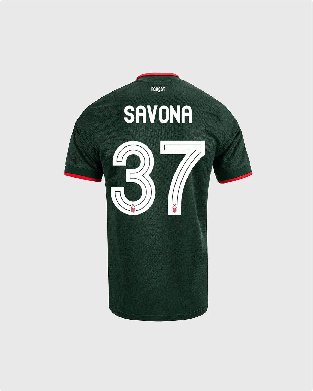 NFFC 26/27 Junior Away Shirt with Savona 37 NFFC Printing - Nottingham Forest FC