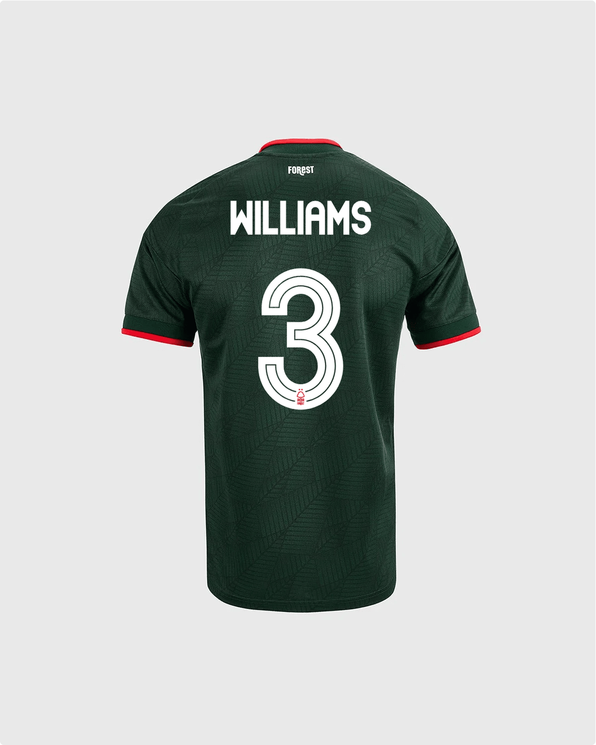 NFFC 26/27 Junior Away Shirt with Williams 3 NFFC Printing - Nottingham Forest FC