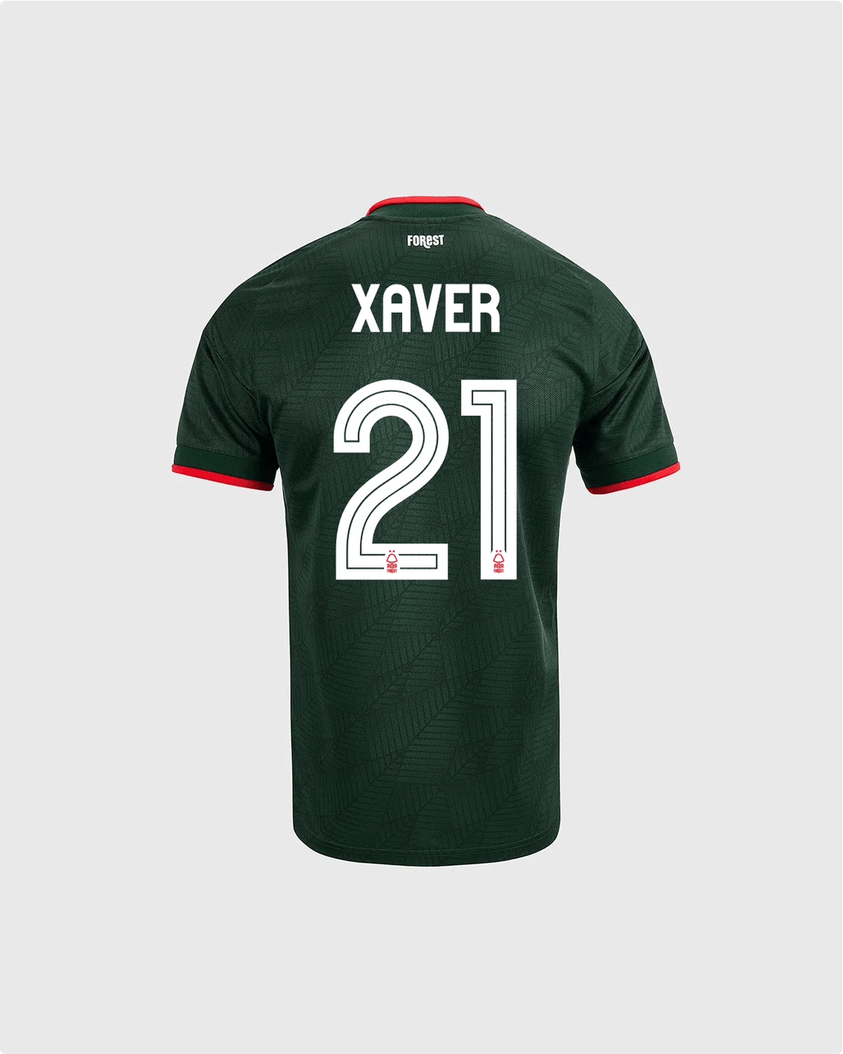 NFFC 26/27 Junior Away Shirt with Xaver 21 NFFC Printing - Nottingham Forest FC