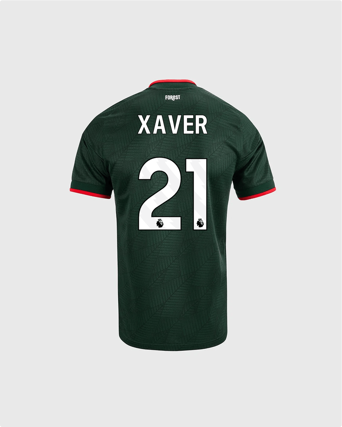 NFFC 26/27 Junior Away Shirt with Xaver 21 Premier League Printing - Nottingham Forest FC