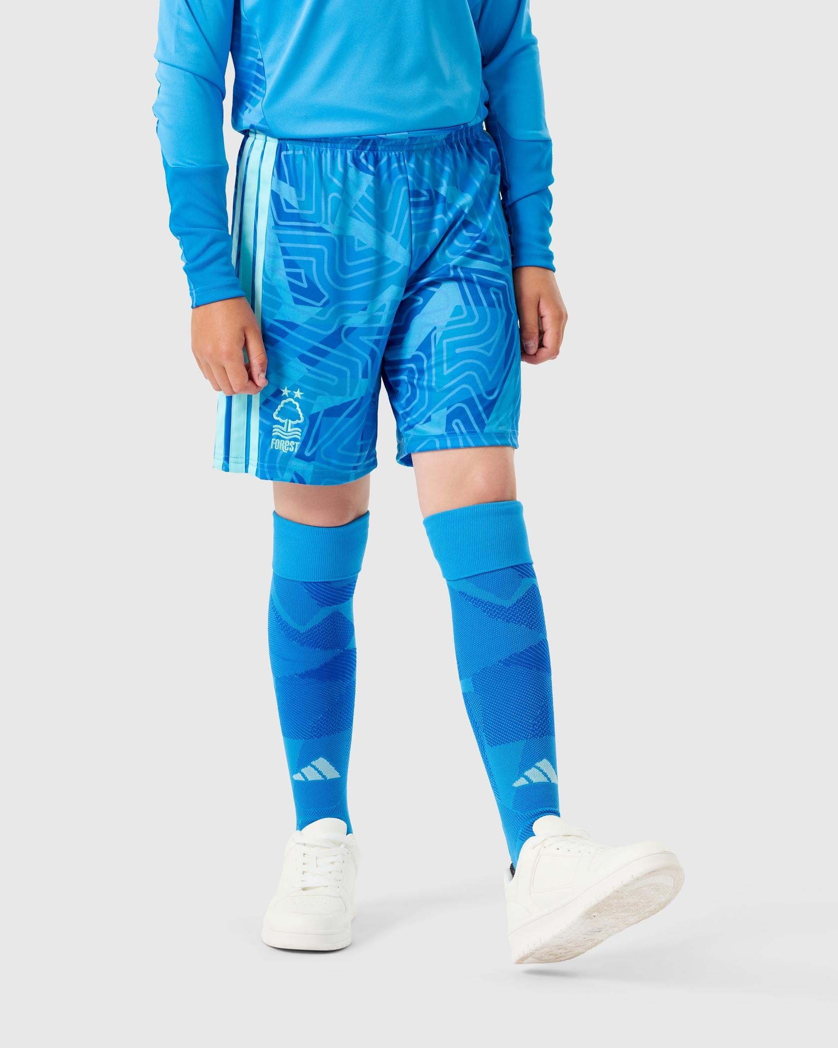 NFFC 26/27 Junior Blue Goalkeeper Shorts - Nottingham Forest FC