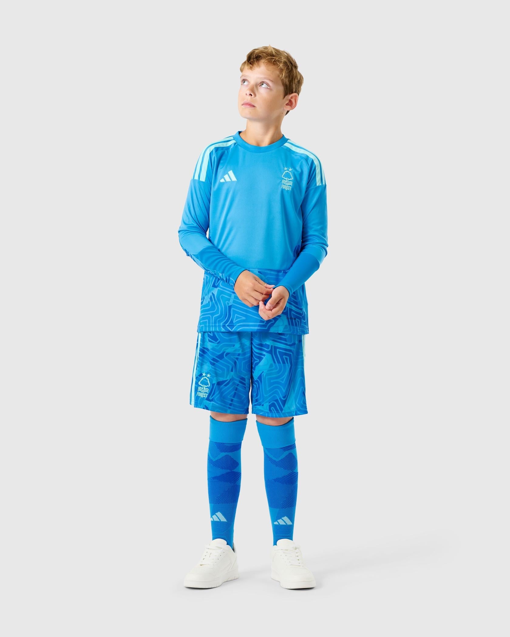 NFFC 26/27 Junior Blue Goalkeeper Socks - Nottingham Forest FC