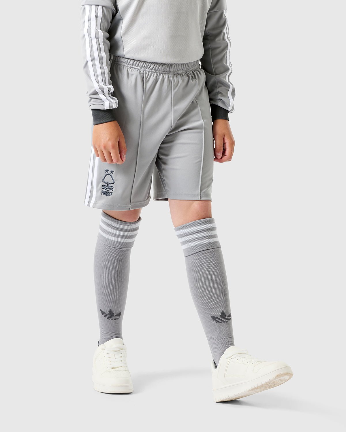 NFFC 26/27 Junior Grey Goalkeeper Shorts - Nottingham Forest FC