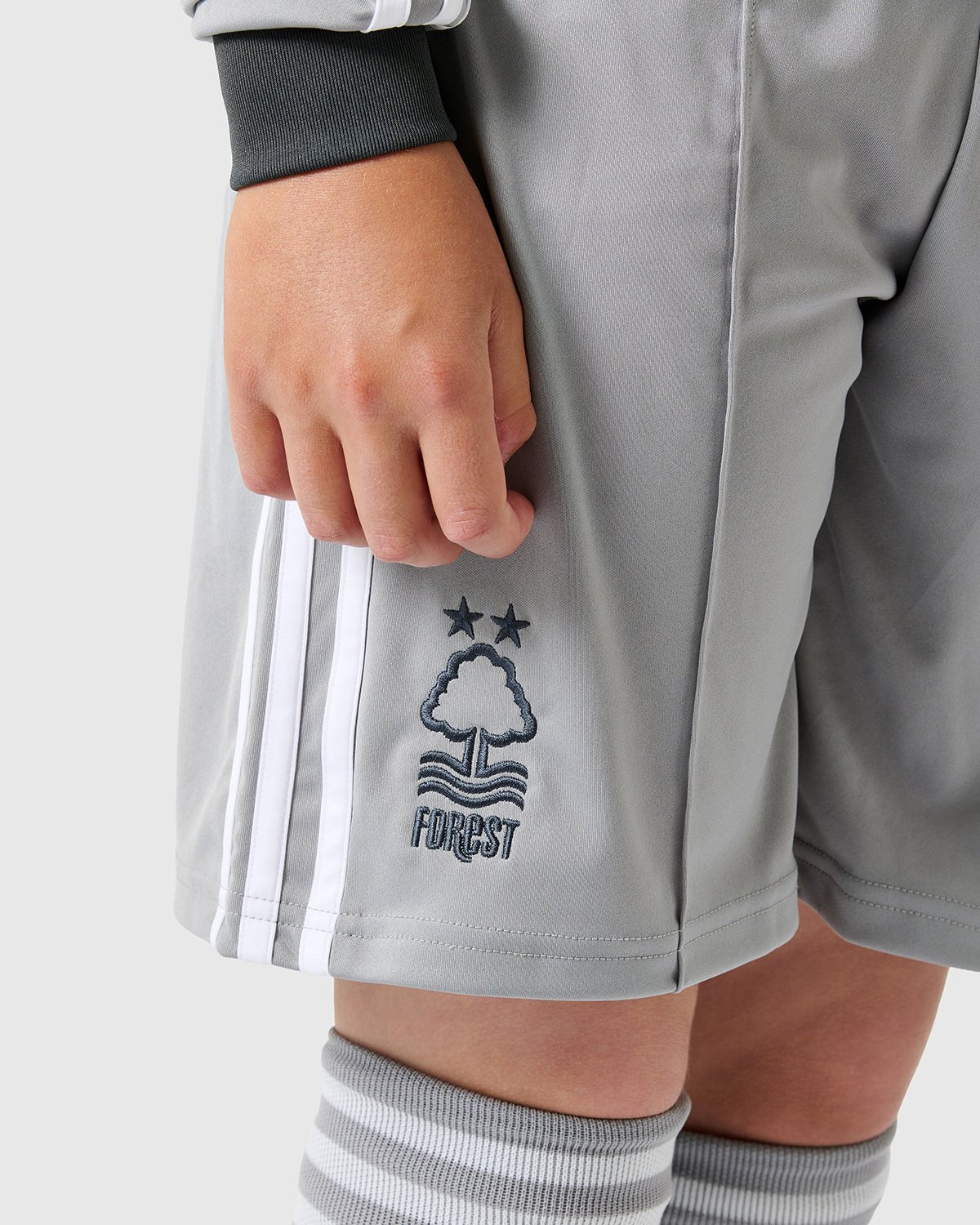 NFFC 26/27 Junior Grey Goalkeeper Shorts - Nottingham Forest FC