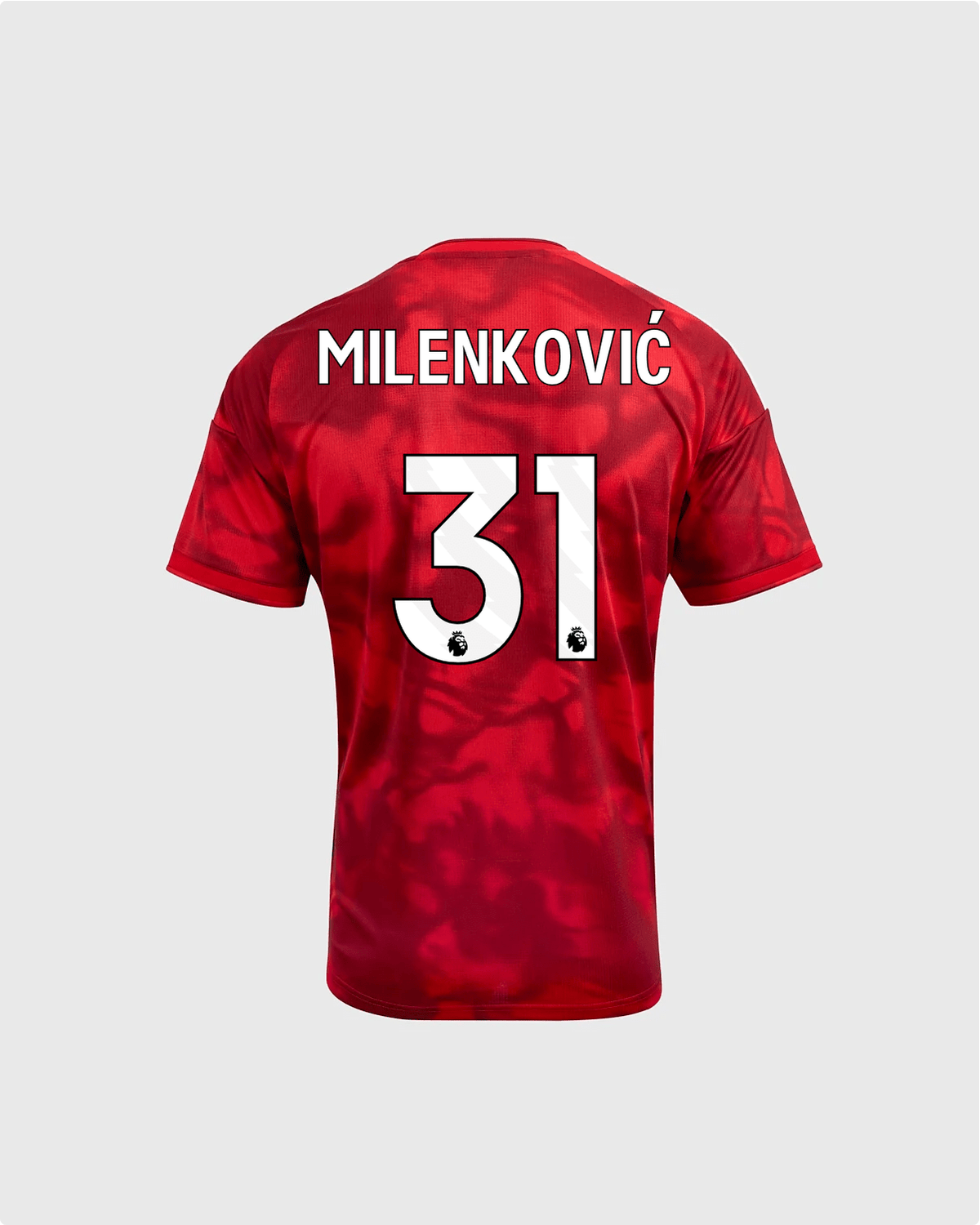 NFFC 26/27 Junior Home Shirt with Milenković 31 Premier League Printing - Nottingham Forest FC
