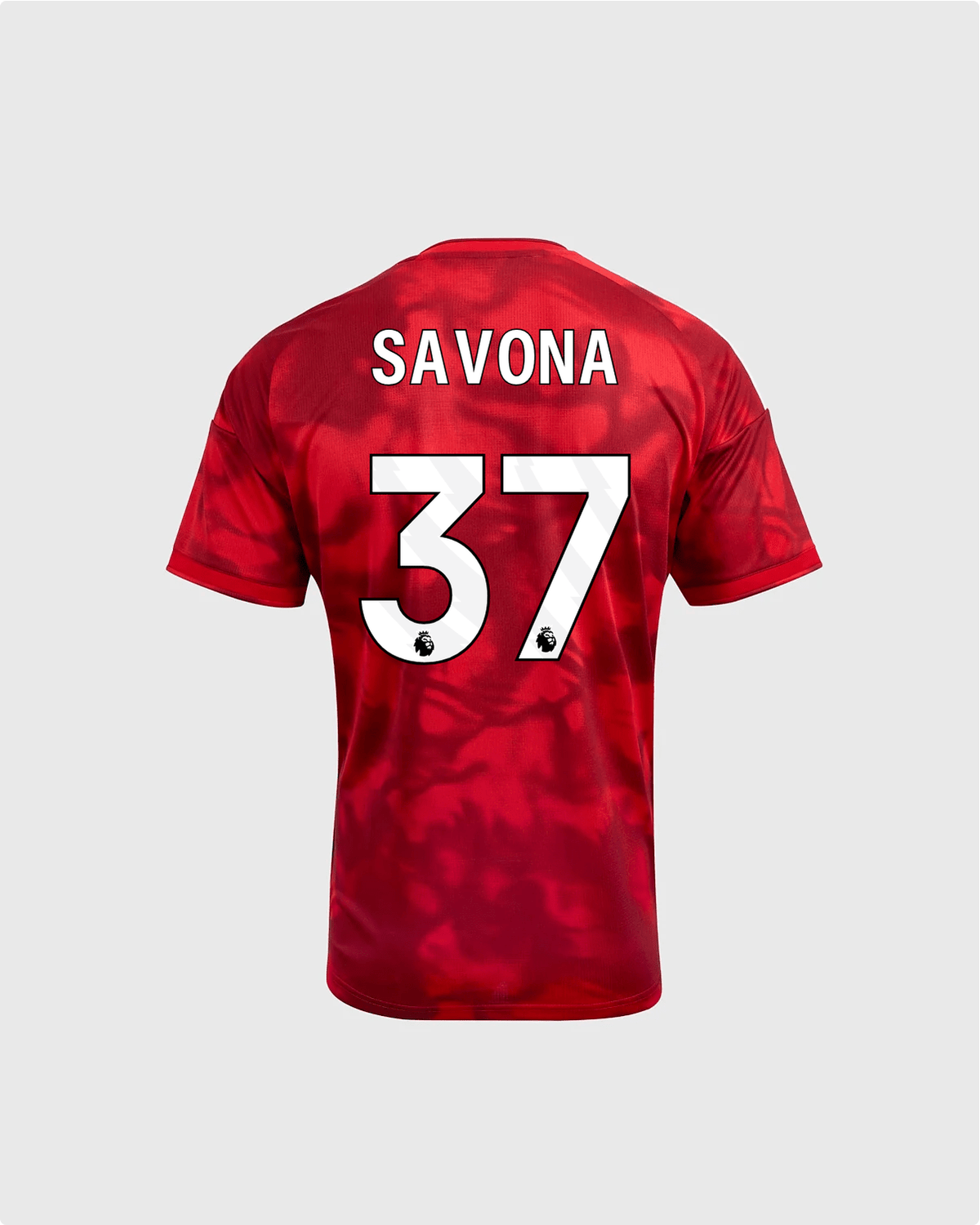 NFFC 26/27 Junior Home Shirt with Savona 37 Premier League Printing - Nottingham Forest FC