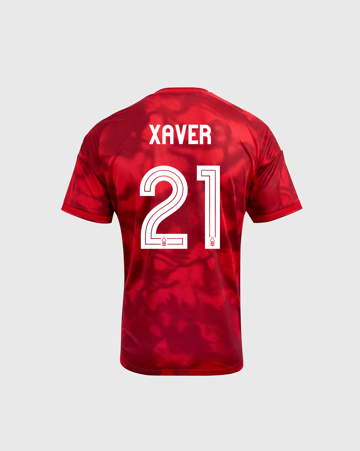 NFFC 26/27 Junior Home Shirt with Xaver 21 NFFC Printing - Nottingham Forest FC