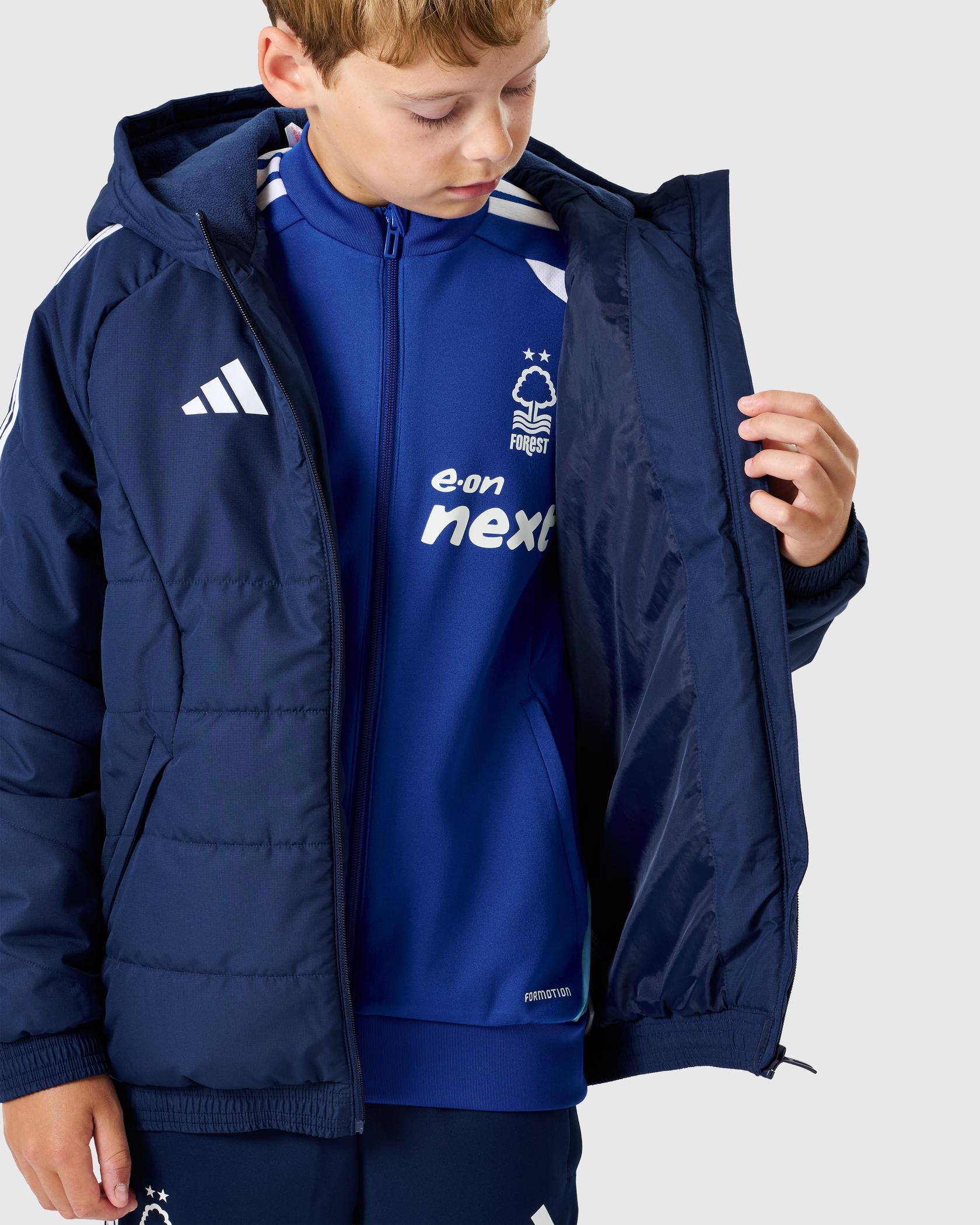 NFFC 26/27 Junior Navy Training Winter Jacket - Nottingham Forest FC
