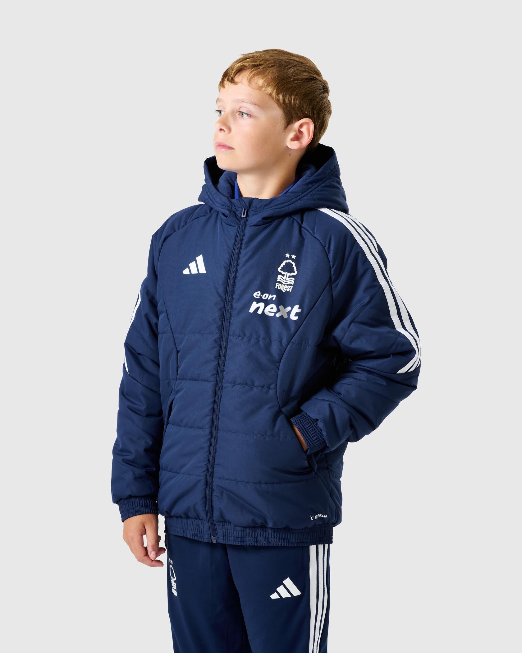 NFFC 26/27 Junior Navy Training Winter Jacket - Nottingham Forest FC