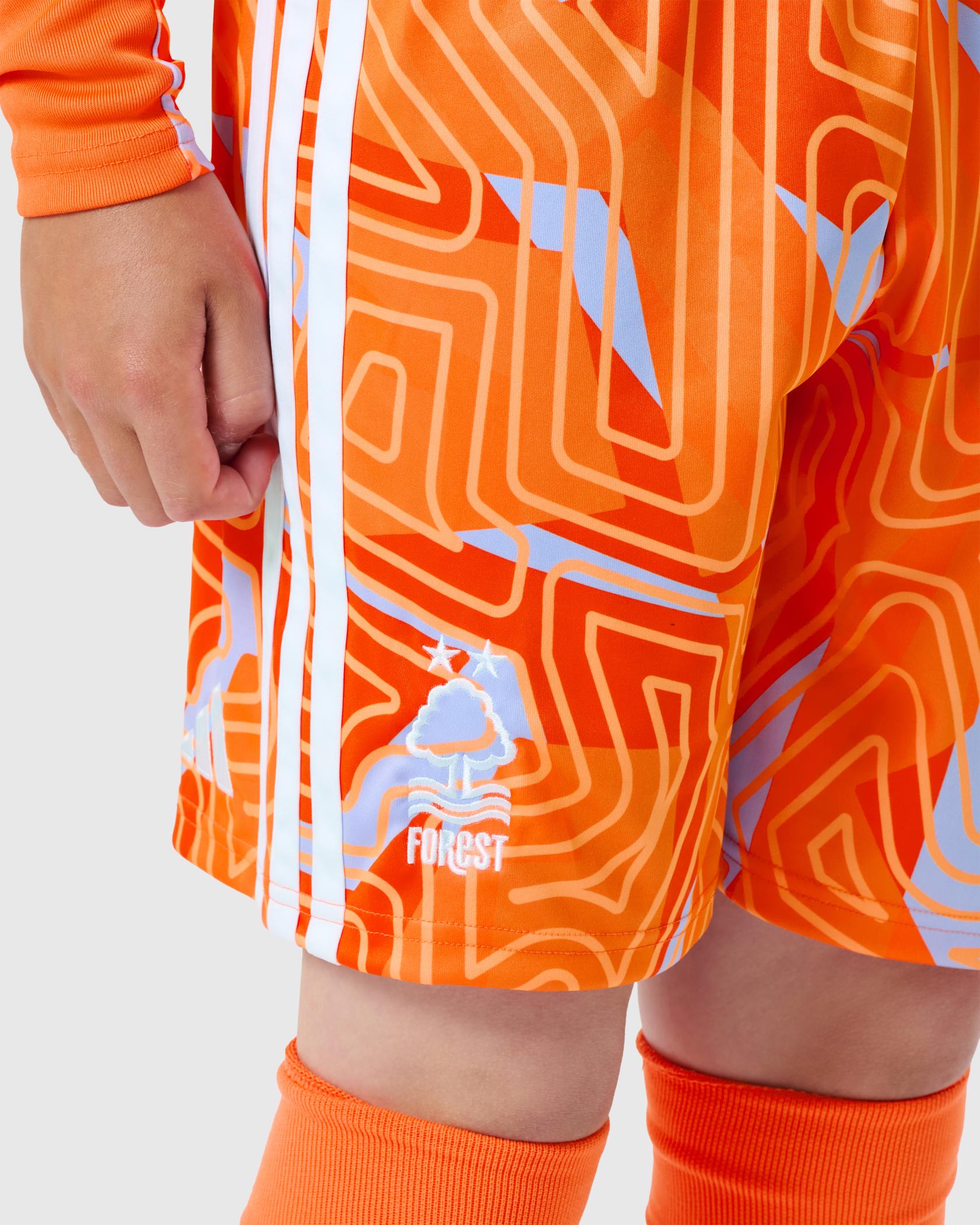 NFFC 26/27 Junior Orange Goalkeeper Shorts - Nottingham Forest FC