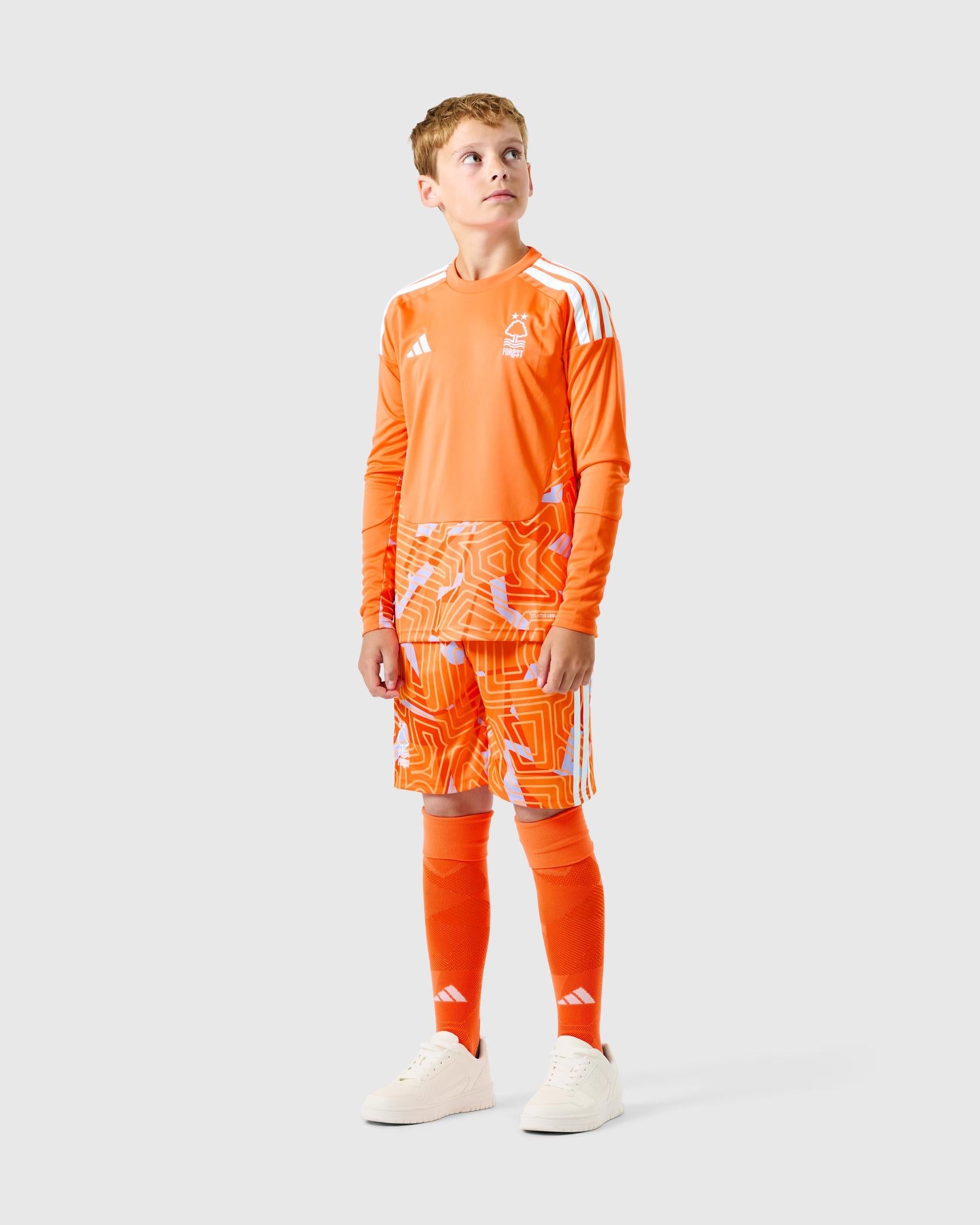 NFFC 26/27 Junior Orange Goalkeeper Socks - Nottingham Forest FC
