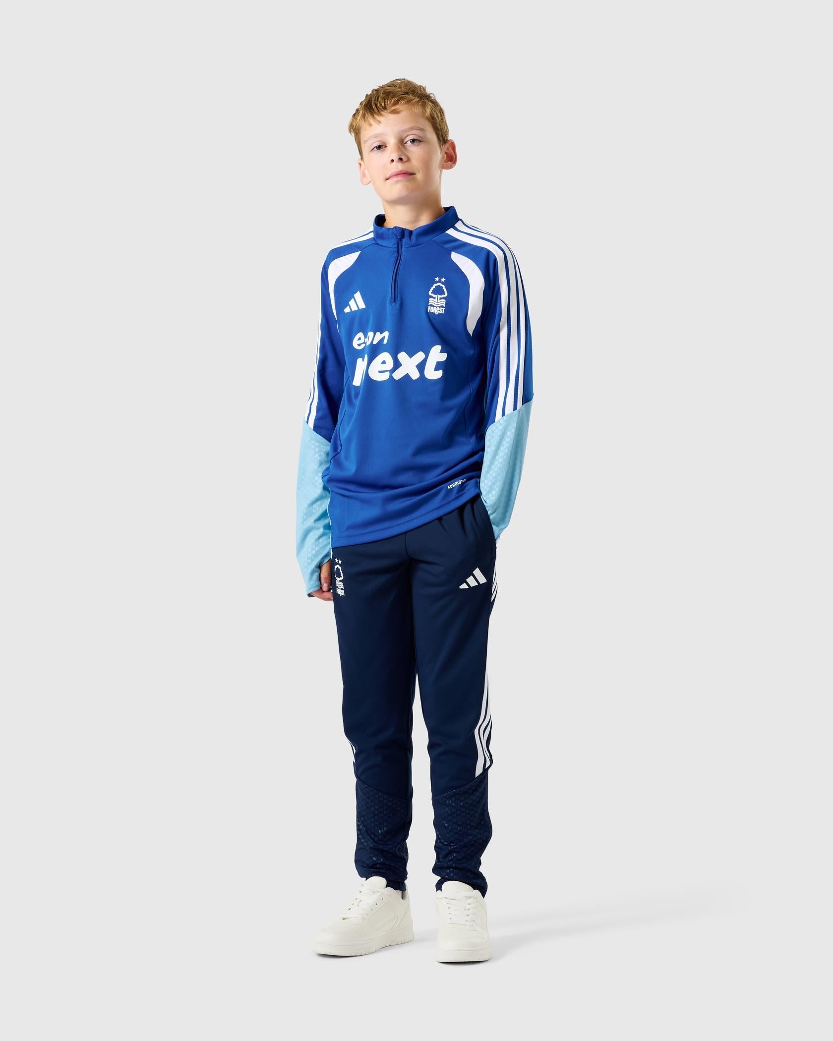 NFFC 26/27 Junior Royal Blue Training 1/4 Zip Top - Nottingham Forest FC