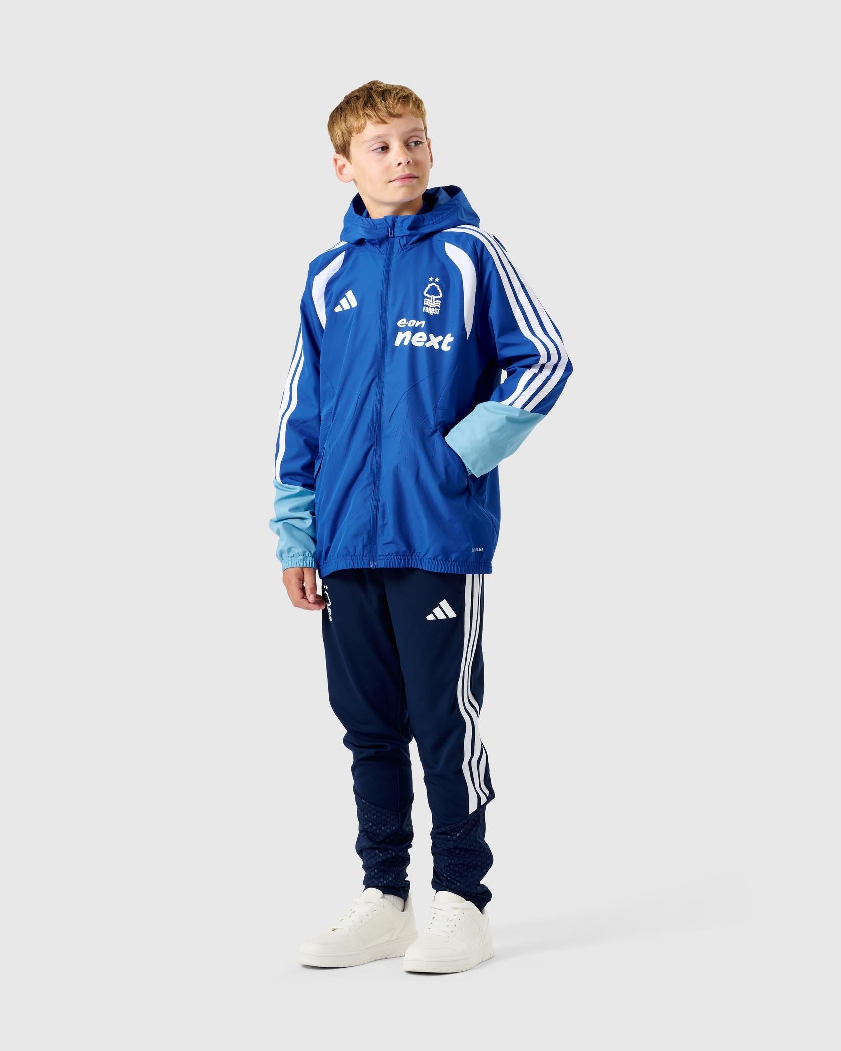 NFFC 26/27 Junior Royal Blue Training All Weather Jacket - Nottingham Forest FC