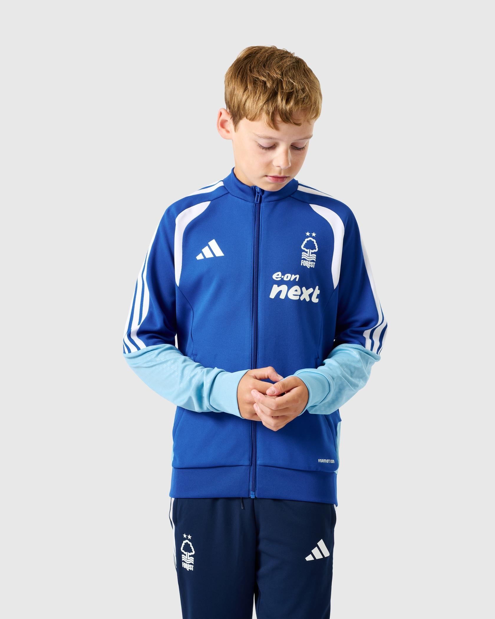 NFFC 26/27 Junior Royal Blue Training Full Zip Track Jacket - Nottingham Forest FC