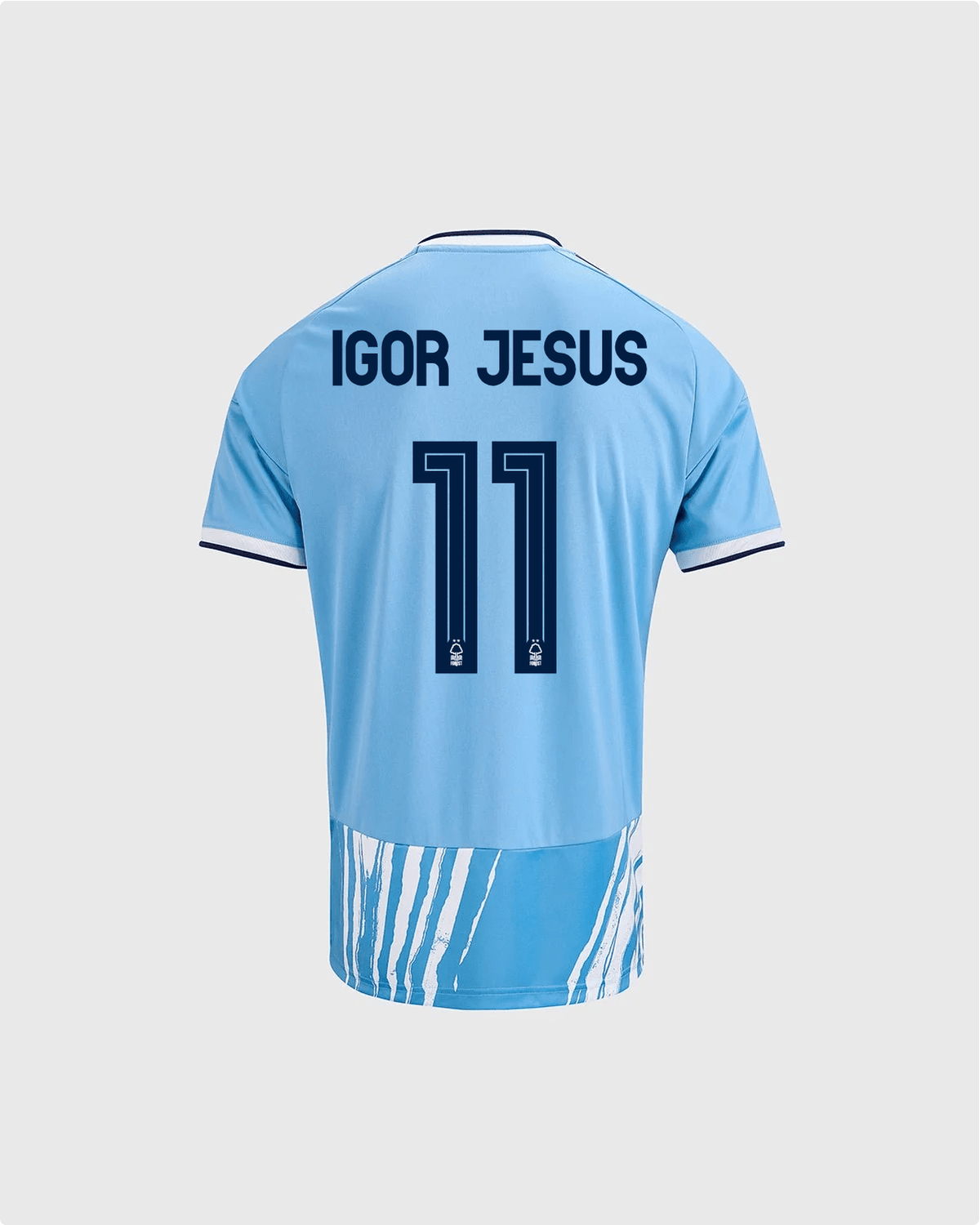 NFFC 26/27 Junior Third Shirt with Igor Jesus 11 NFFC Printing - Nottingham Forest FC