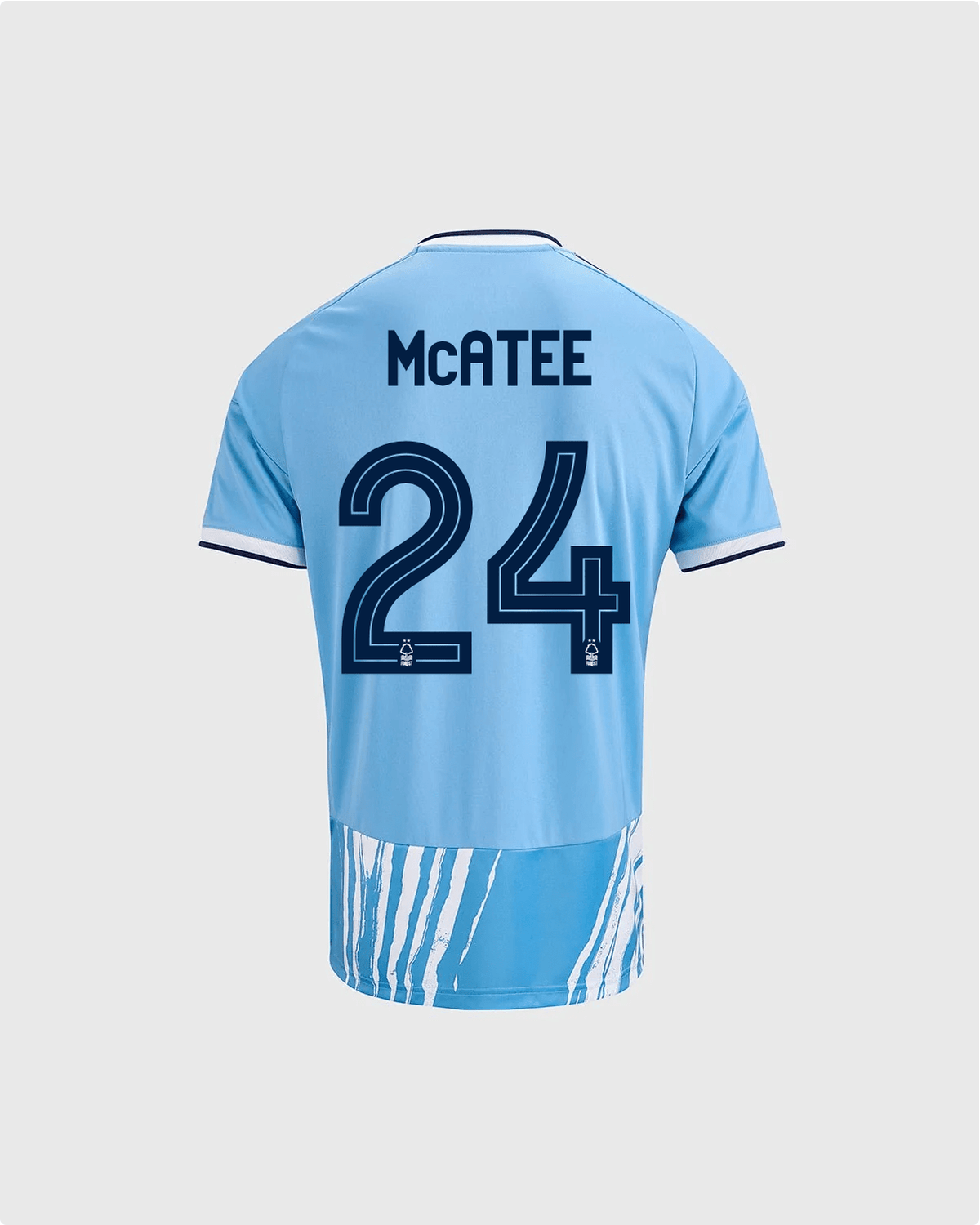 NFFC 26/27 Junior Third Shirt with McAtee 24 NFFC Printing - Nottingham Forest FC