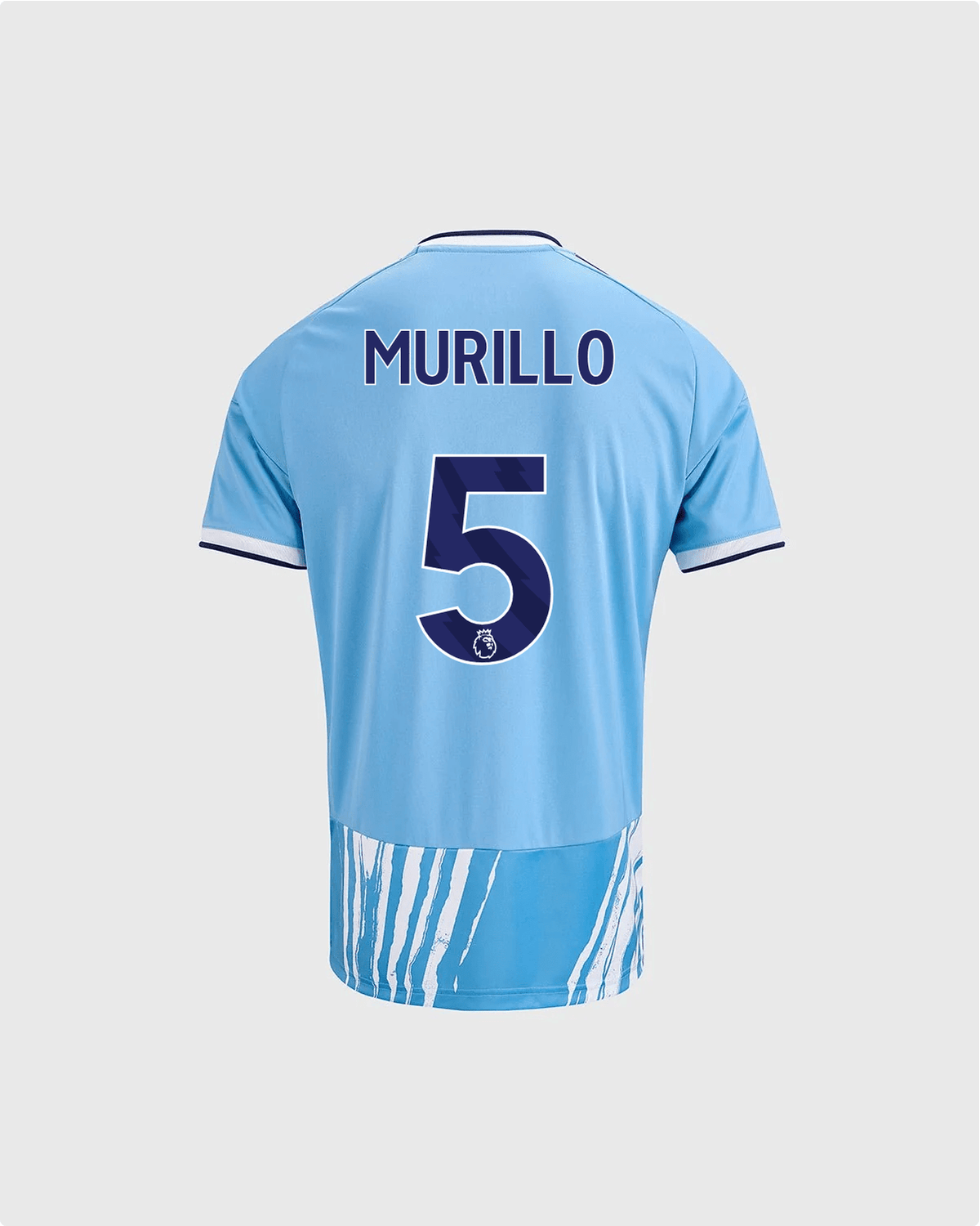 NFFC 26/27 Junior Third Shirt with Murillo 5 Premier League Printing - Nottingham Forest FC