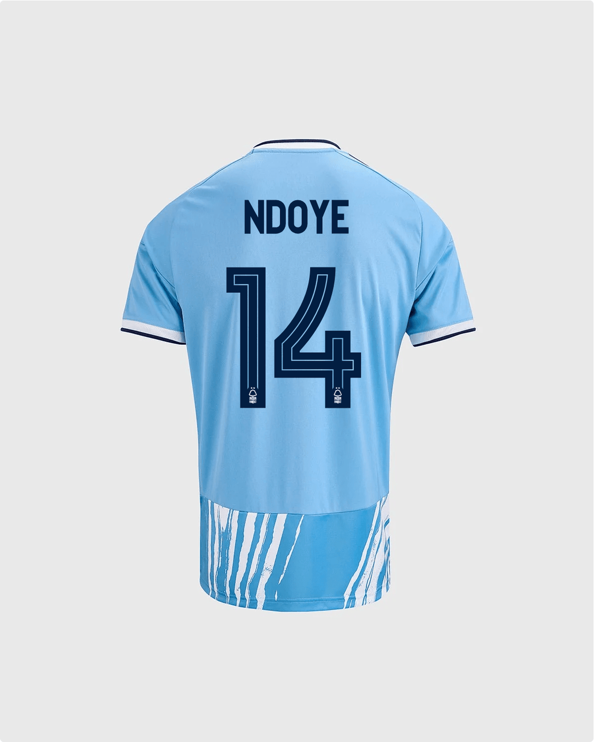 NFFC 26/27 Junior Third Shirt with Ndoye 14 NFFC Printing - Nottingham Forest FC