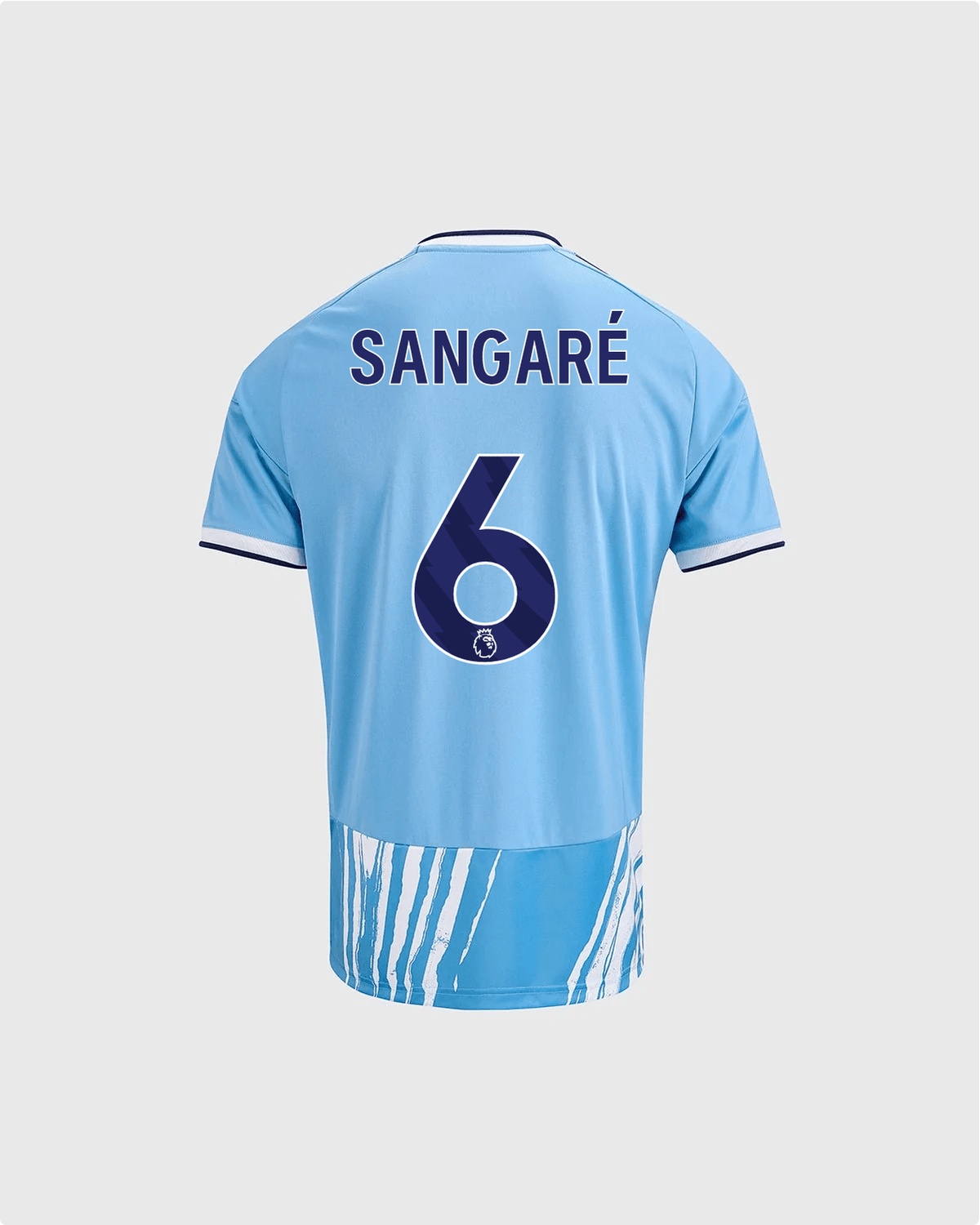 NFFC 26/27 Junior Third Shirt with Sangaré 6 Premier League Printing - Nottingham Forest FC
