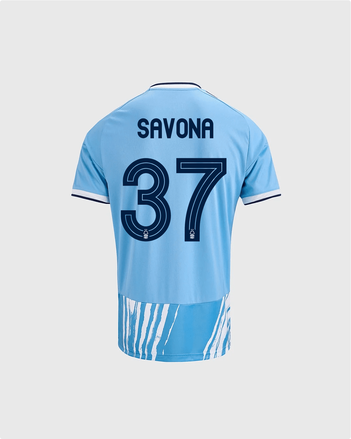 NFFC 26/27 Junior Third Shirt with Savona 37 NFFC Printing - Nottingham Forest FC