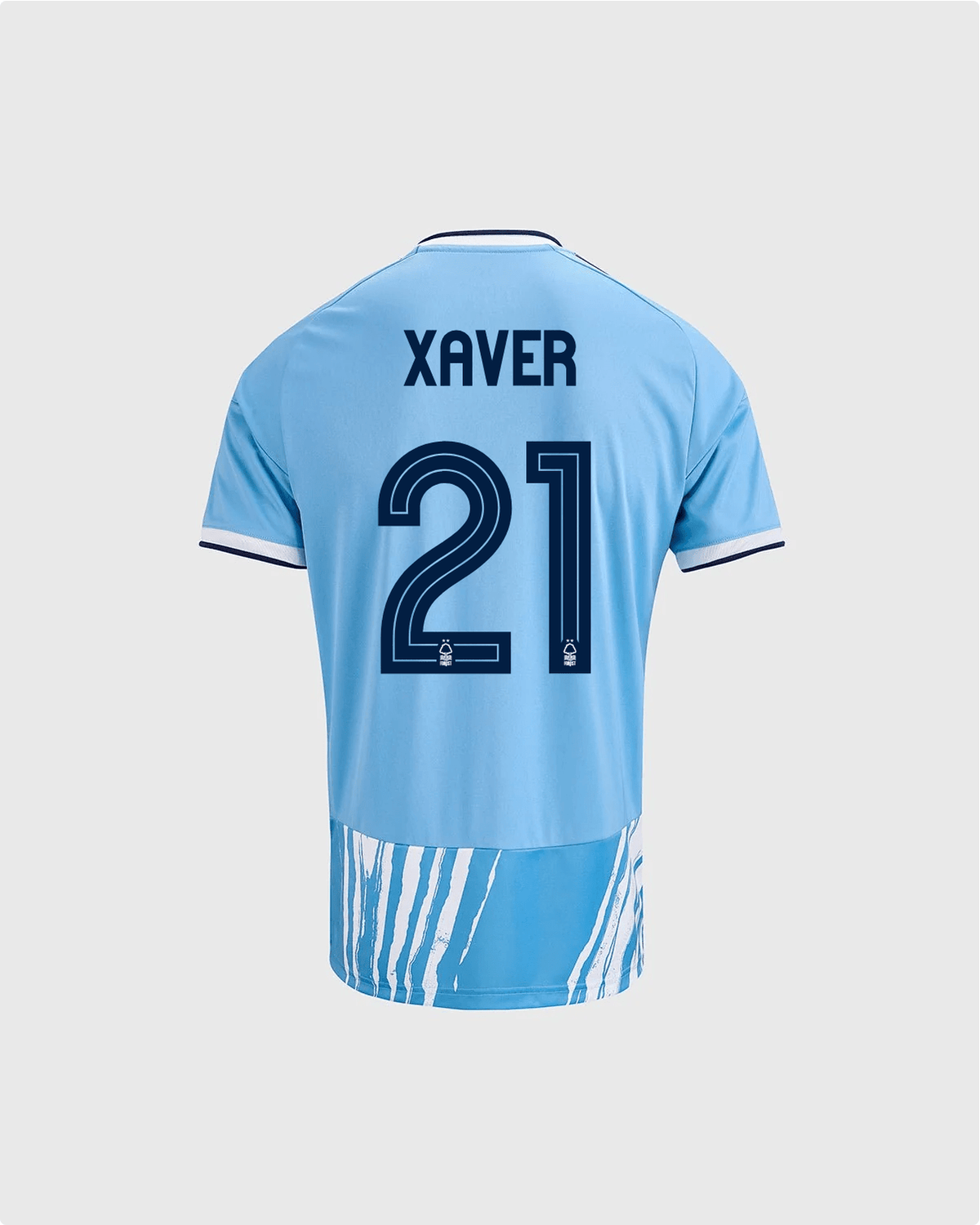 NFFC 26/27 Junior Third Shirt with Xaver 21 NFFC Printing - Nottingham Forest FC