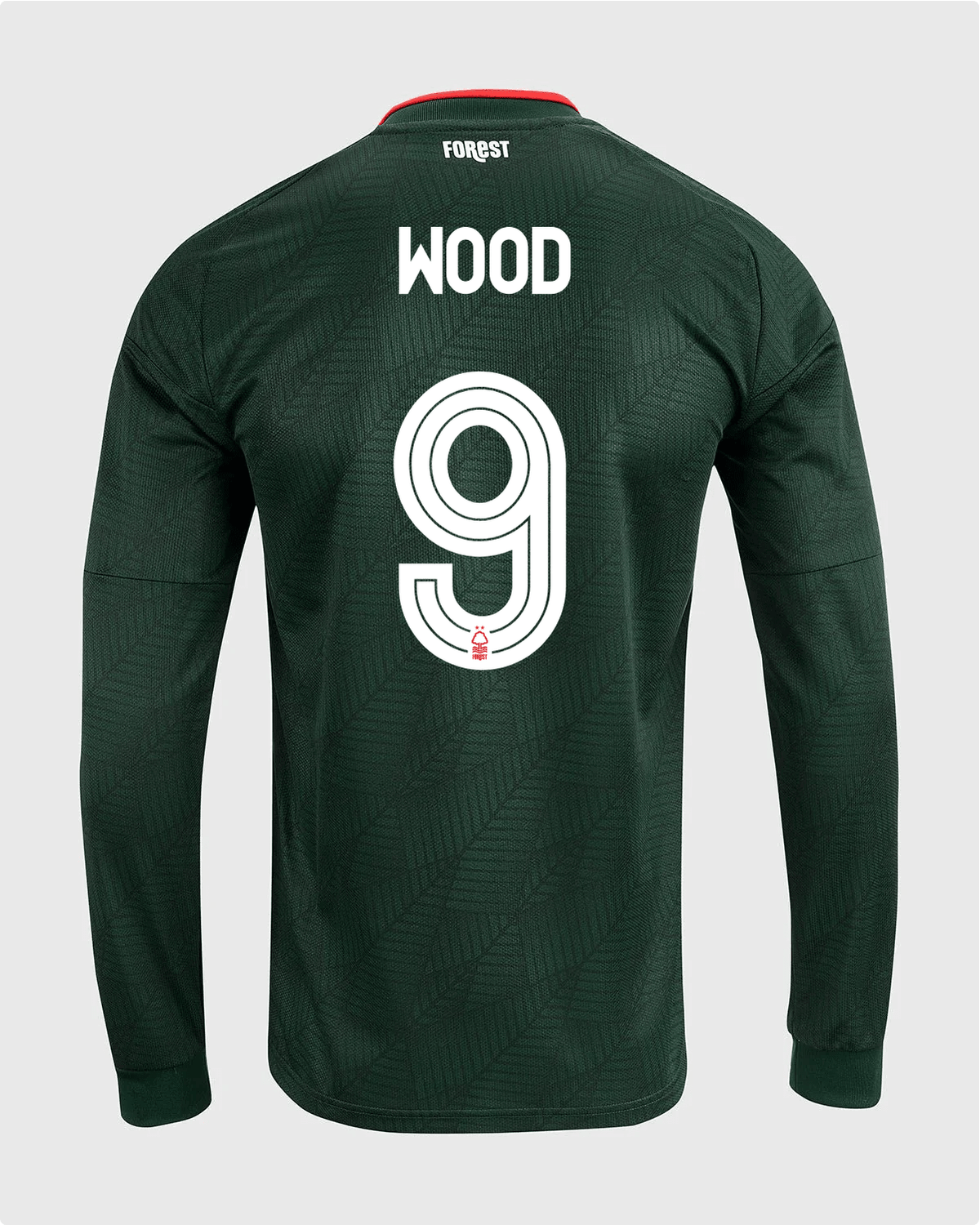 NFFC 26/27 Long Sleeve Away Shirt with Wood 9 NFFC Printing - Nottingham Forest FC
