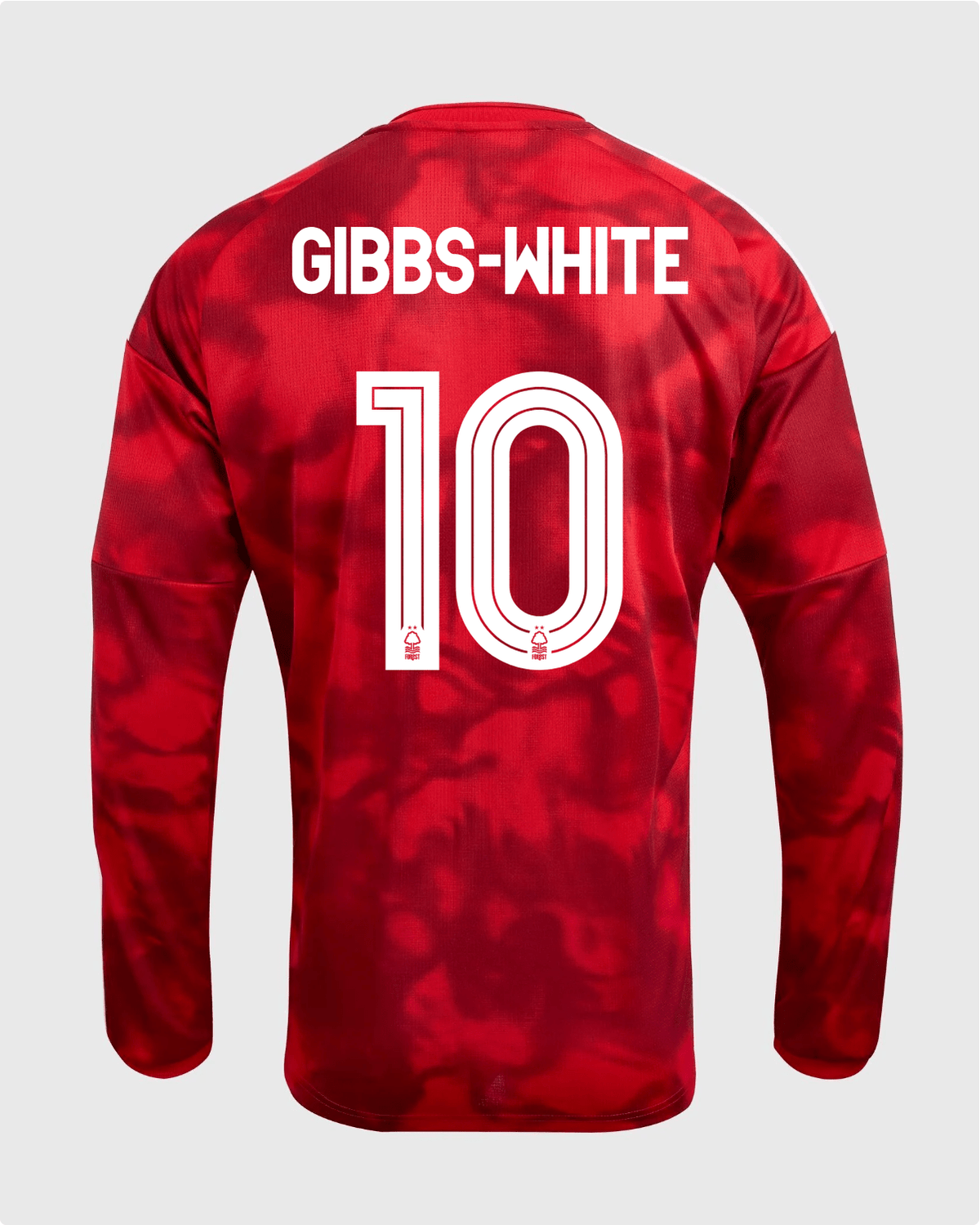 NFFC 26/27 Long Sleeve Home Shirt with Gibbs-White 10 NFFC Printing - Nottingham Forest FC