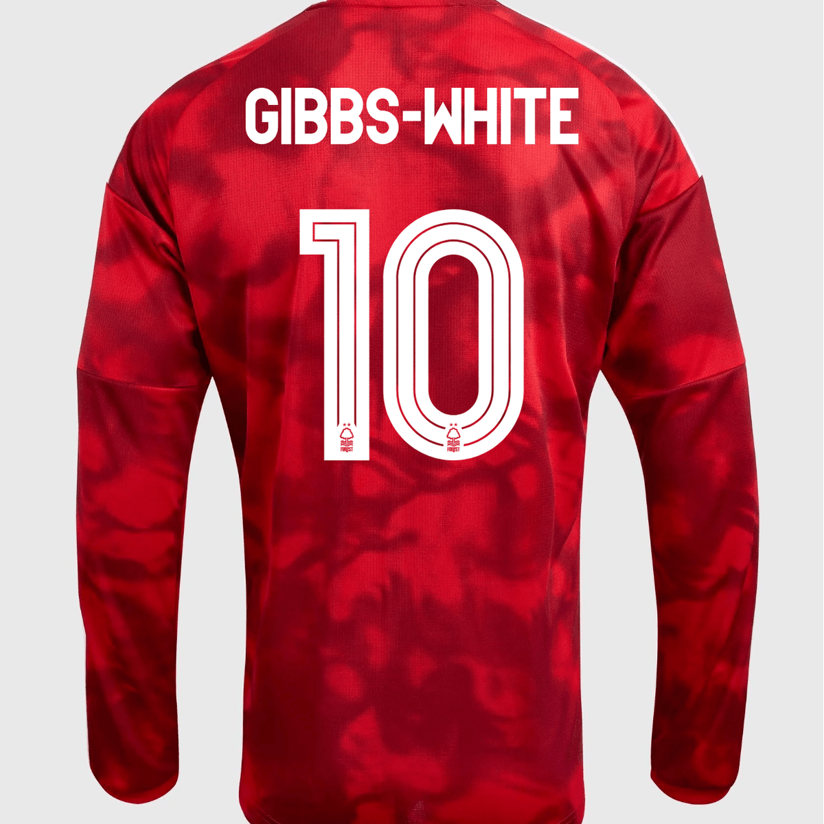 NFFC 26/27 LS Home Shirt - Gibbs-White 10 NFFC
