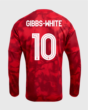 NFFC 26/27 Long Sleeve Home Shirt with Gibbs-White 10 NFFC Printing - Nottingham Forest FC