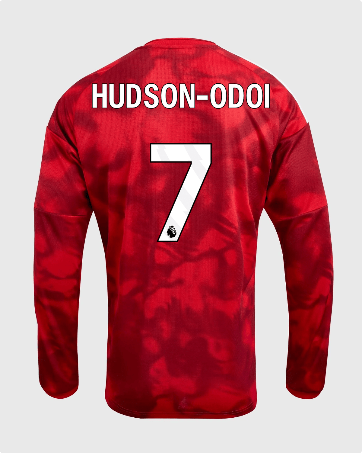 NFFC 26/27 Long Sleeve Home Shirt with Hudson-Odoi 7 Premier League Printing - Nottingham Forest FC