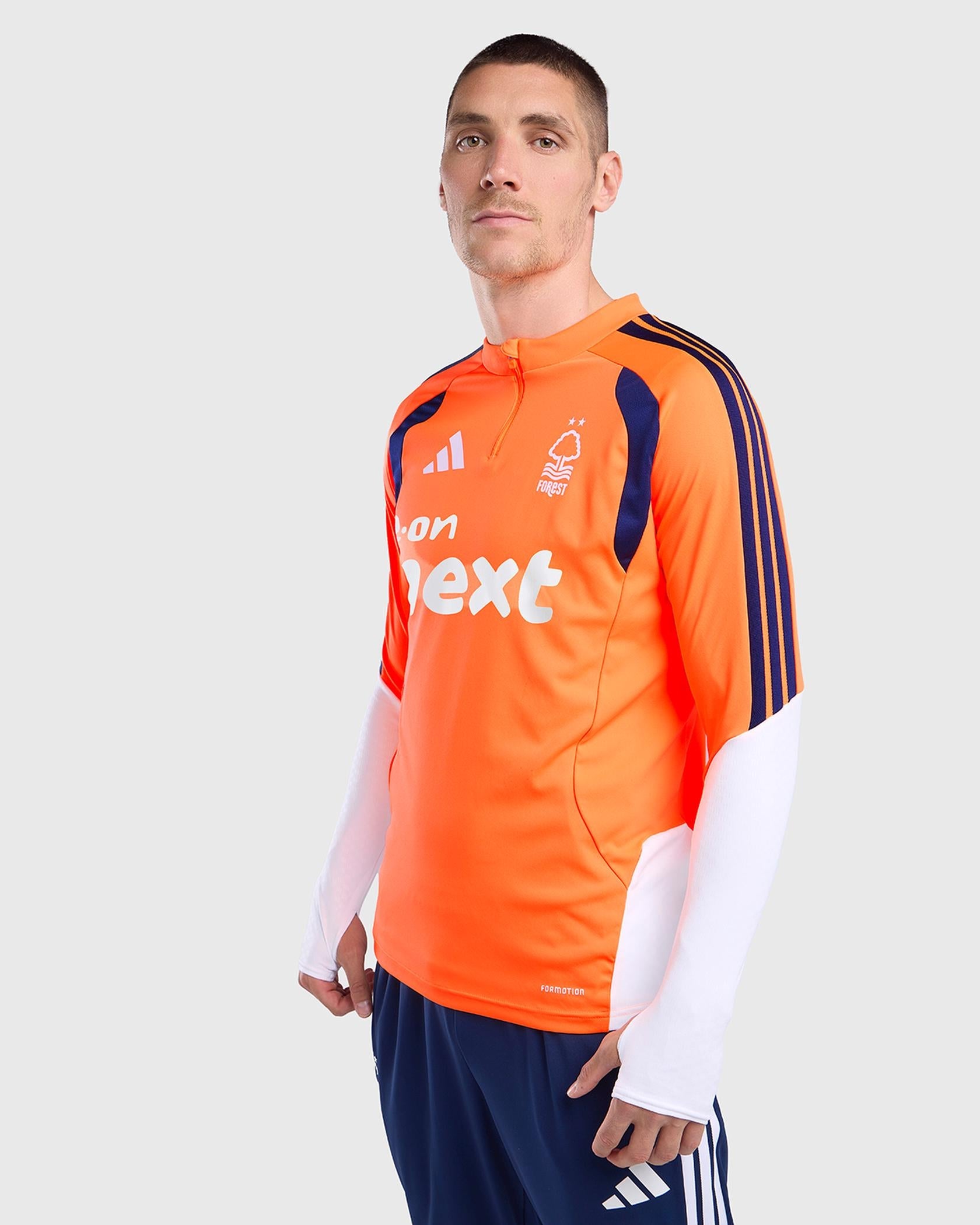 NFFC 26/27 Lucid Orange Training 1/4 Zip Top - Nottingham Forest FC
