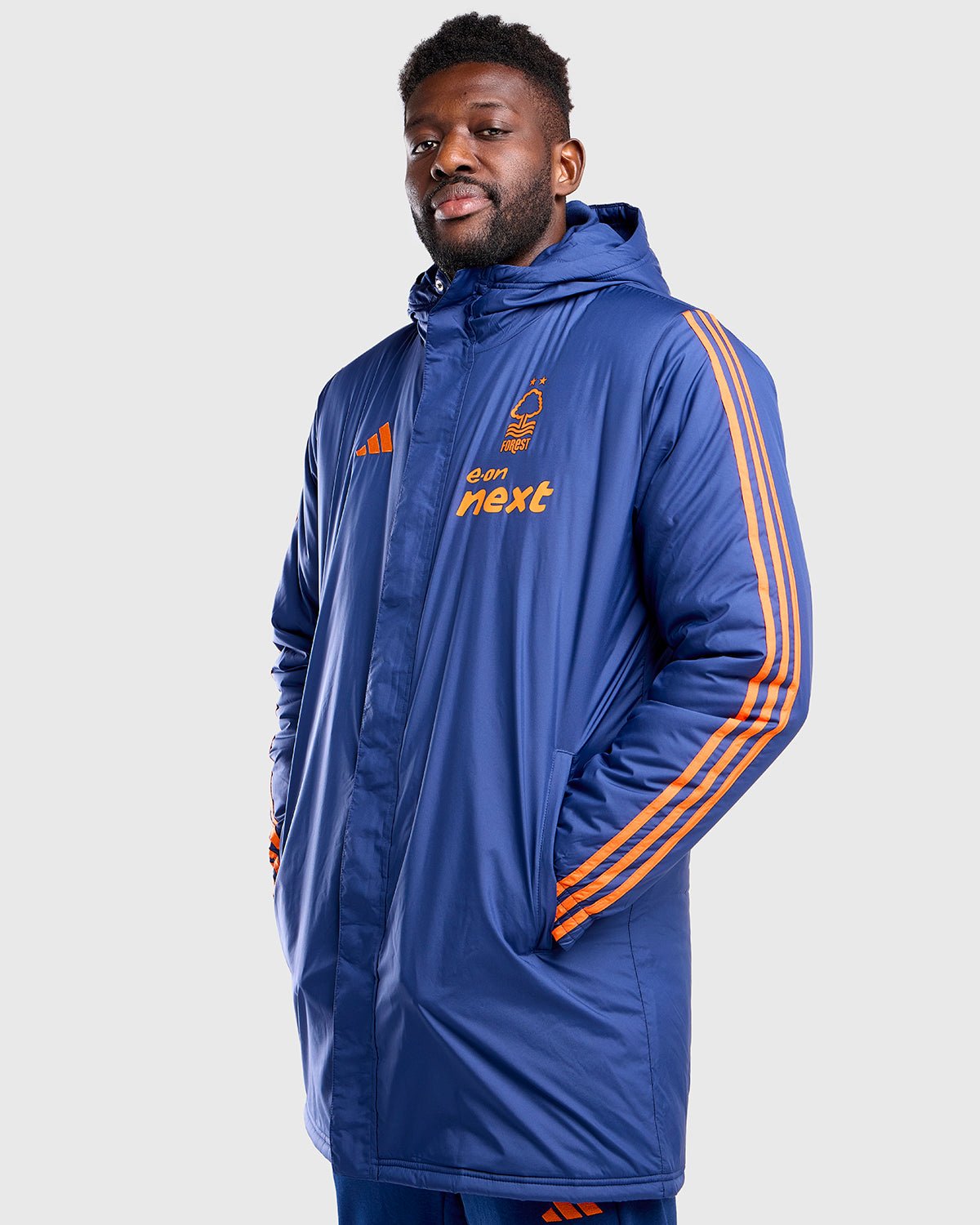 NFFC 26/27 Navy Player Leisure Stadium Jacket - Nottingham Forest FC