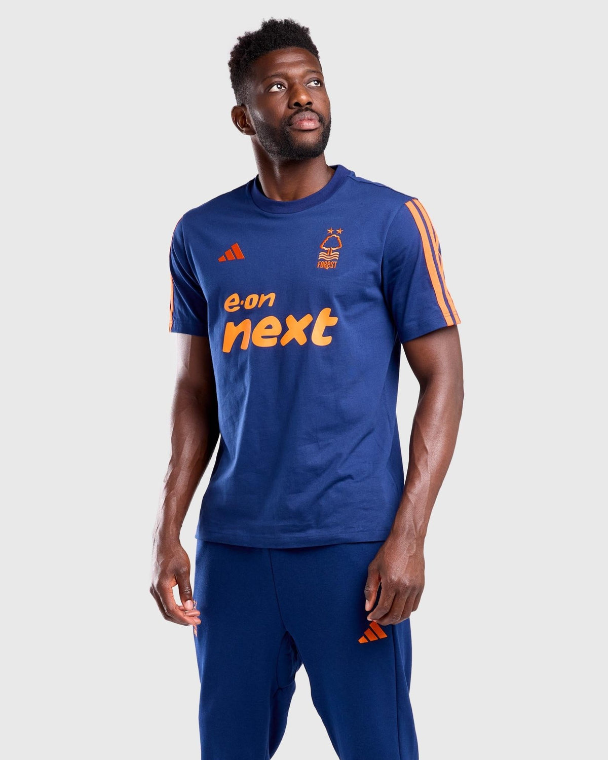 NFFC 26/27 Navy Player Leisure T-Shirt - Nottingham Forest FC