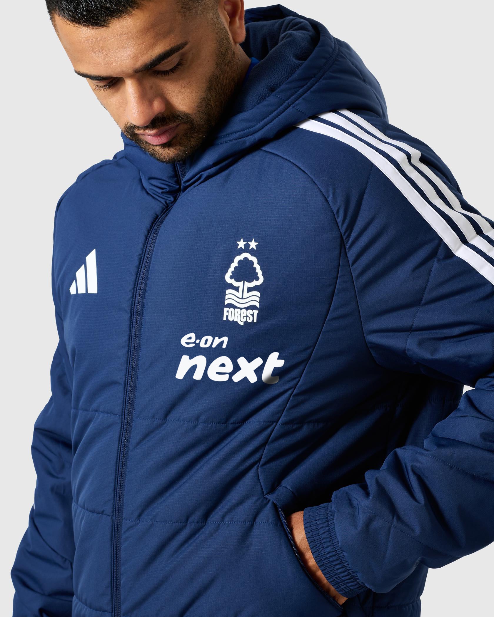 NFFC 26/27 Navy Training Winter Jacket - Nottingham Forest FC